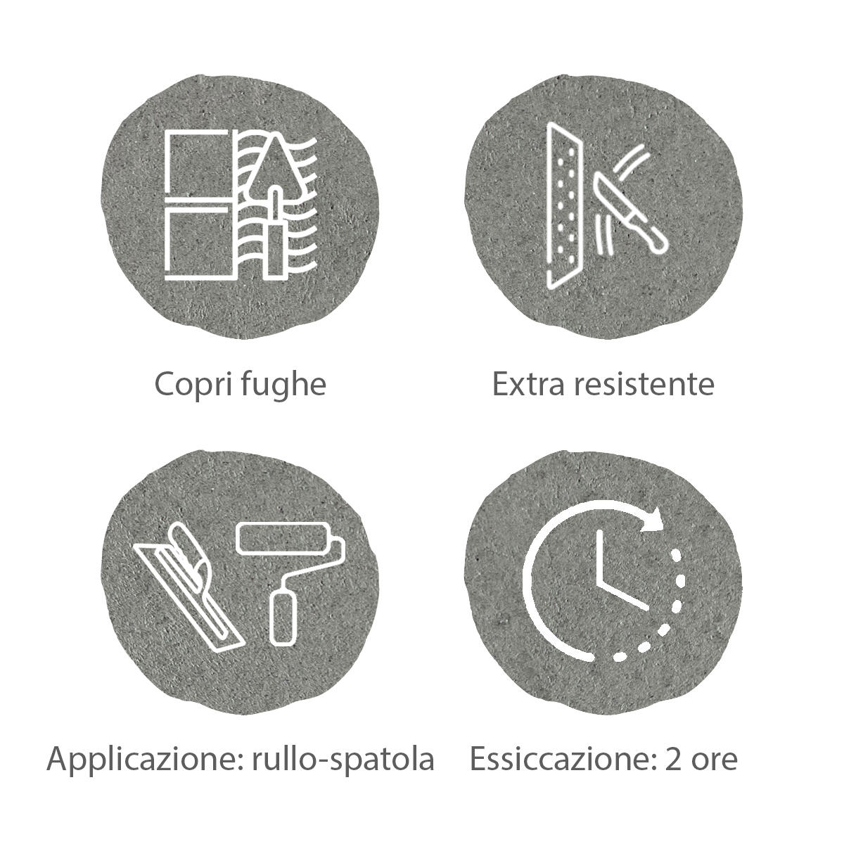 Rivestimento decorativo Kit Resina Cemento FLEUR terracotta Amelie 2 Kg - 4