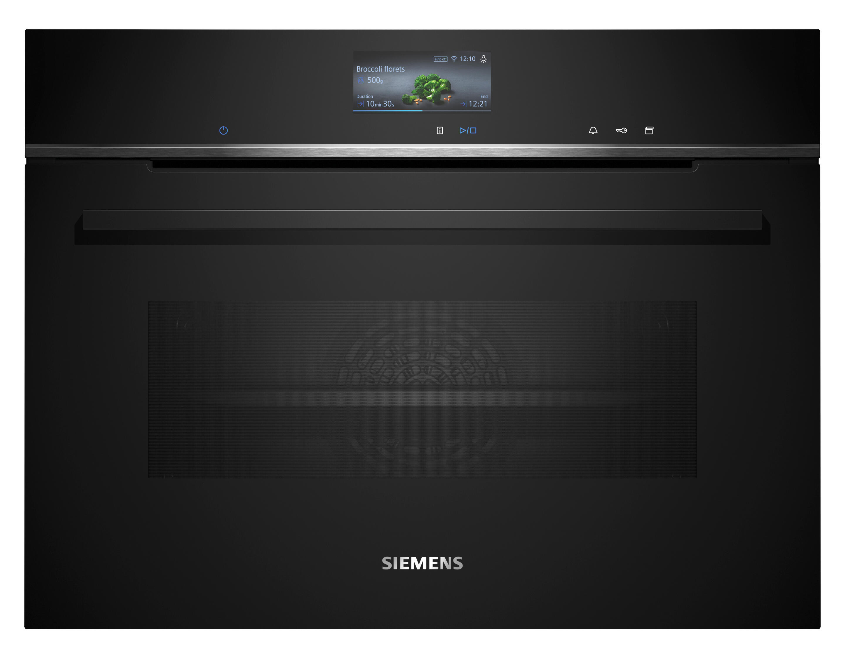 horno compacto multifuncion siemens cs736g1b1 47l hidrolisis negro clase a