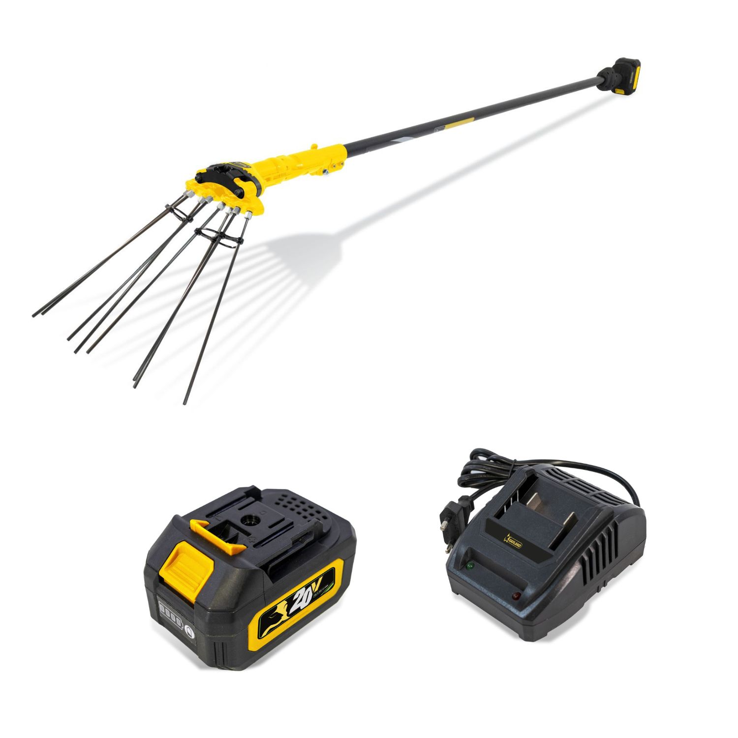 Vareador de batería shaker keeper 20v 200-v23 4ah de 220 cm de longitud