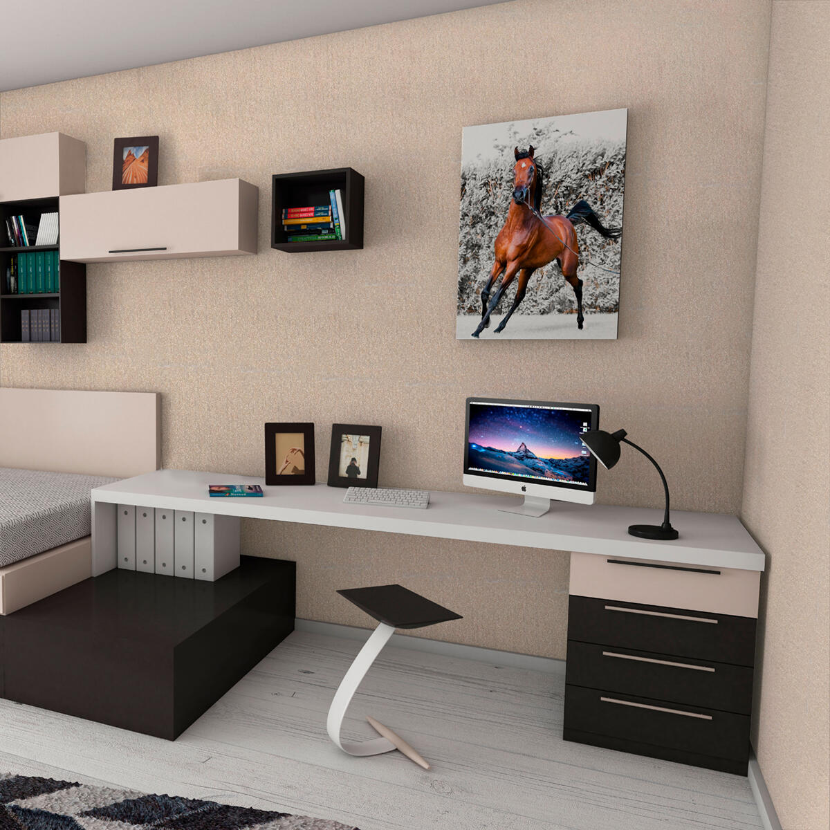 Pittura decorativa Oystar TIXE madreperla beige vanilla 1 l - 2