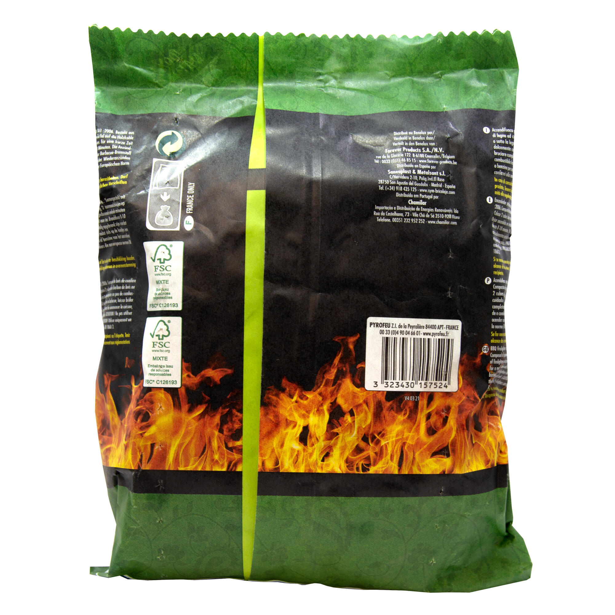 Cubos de encendido SANEAPLAST saco 72 unidades - 4