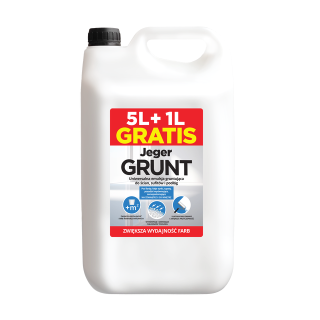 Grunt uniwersalny 5 l + 1 l gratis Jeger
