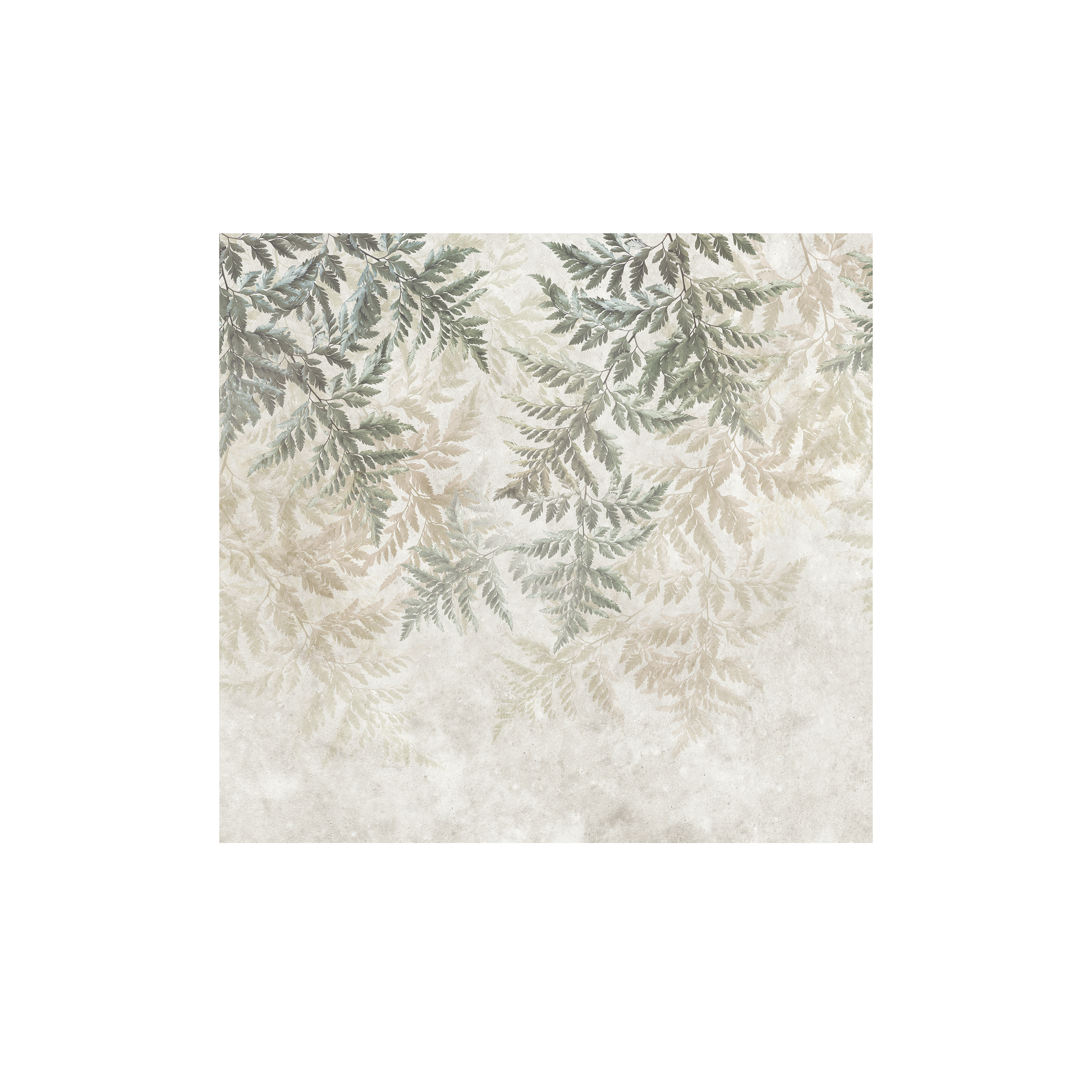 Mural Fern 300 x 280 cm delikatna struktura