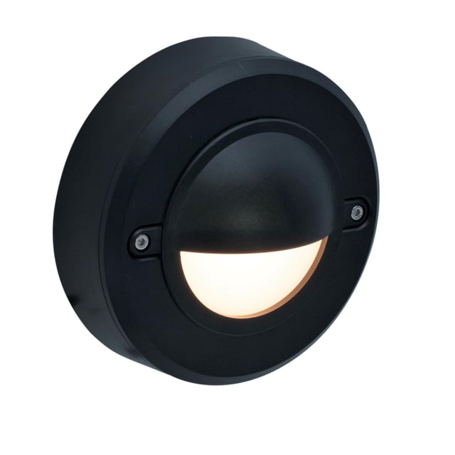 APLIQUE MITA NEGRO IP65 