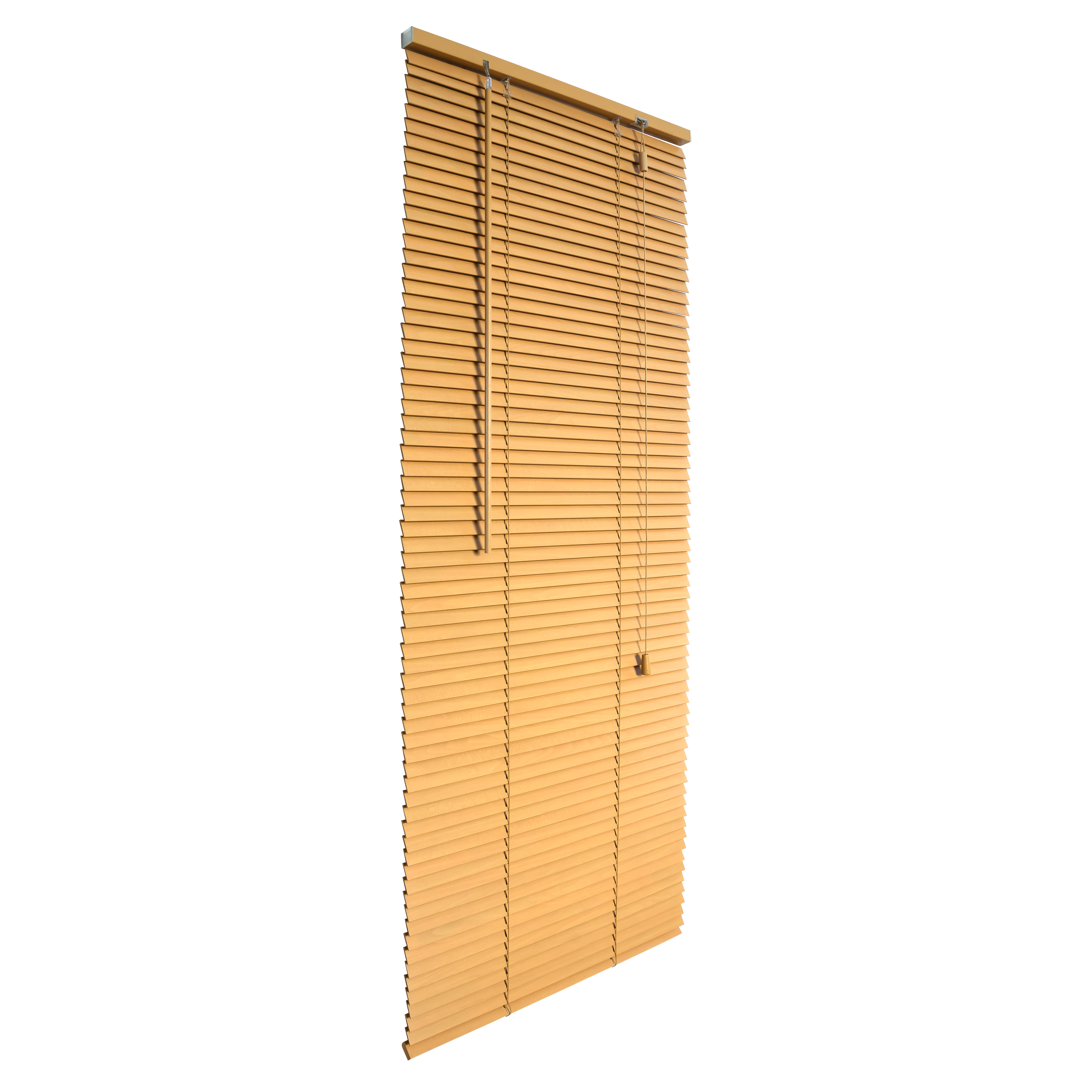 Żaluzja drewniana 180 x 180 cm Natural jasnobrązowa 25 mm Inspire