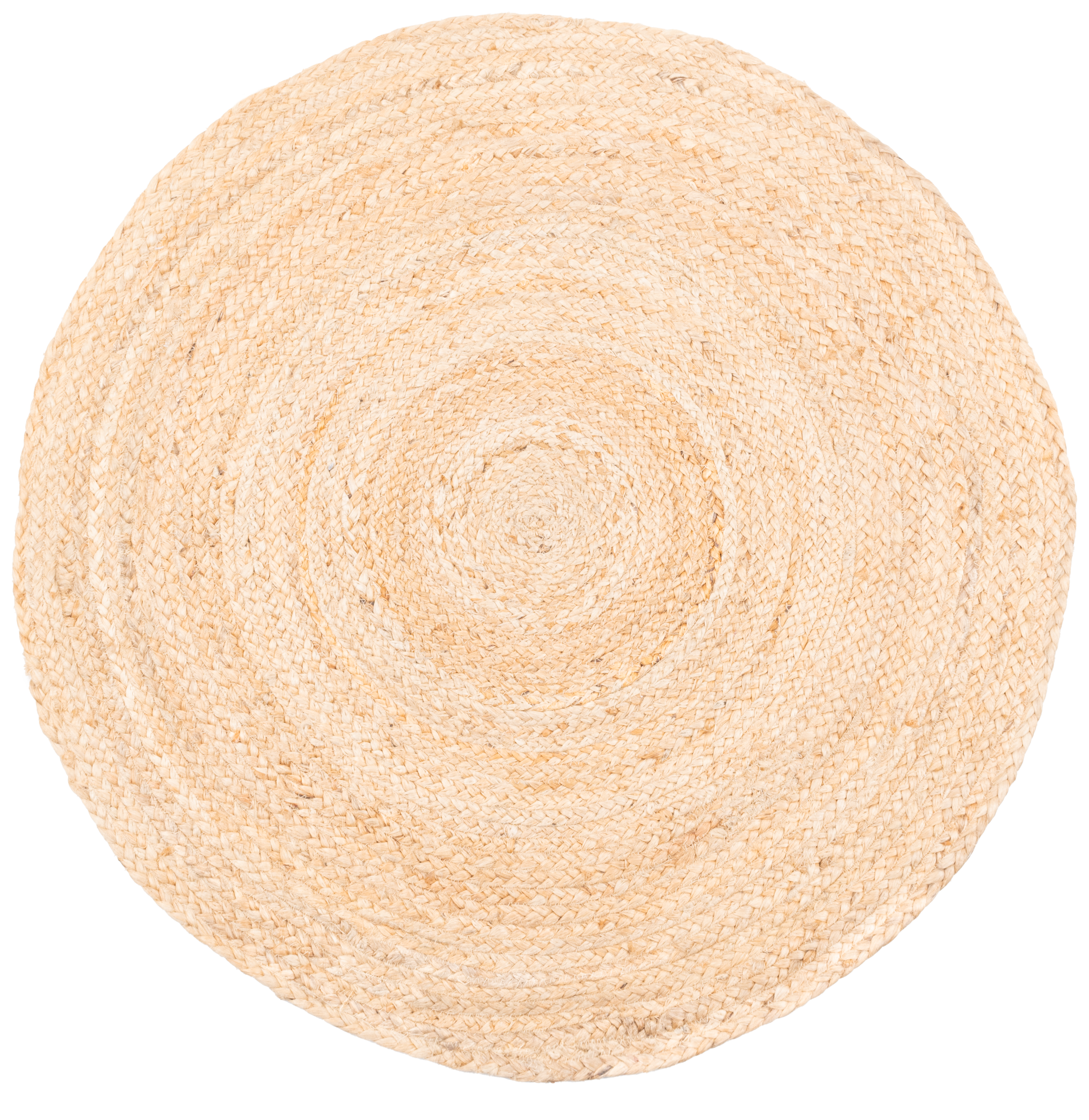 Dywan okrągły z juty Delhi naturalny śr. 80 cm