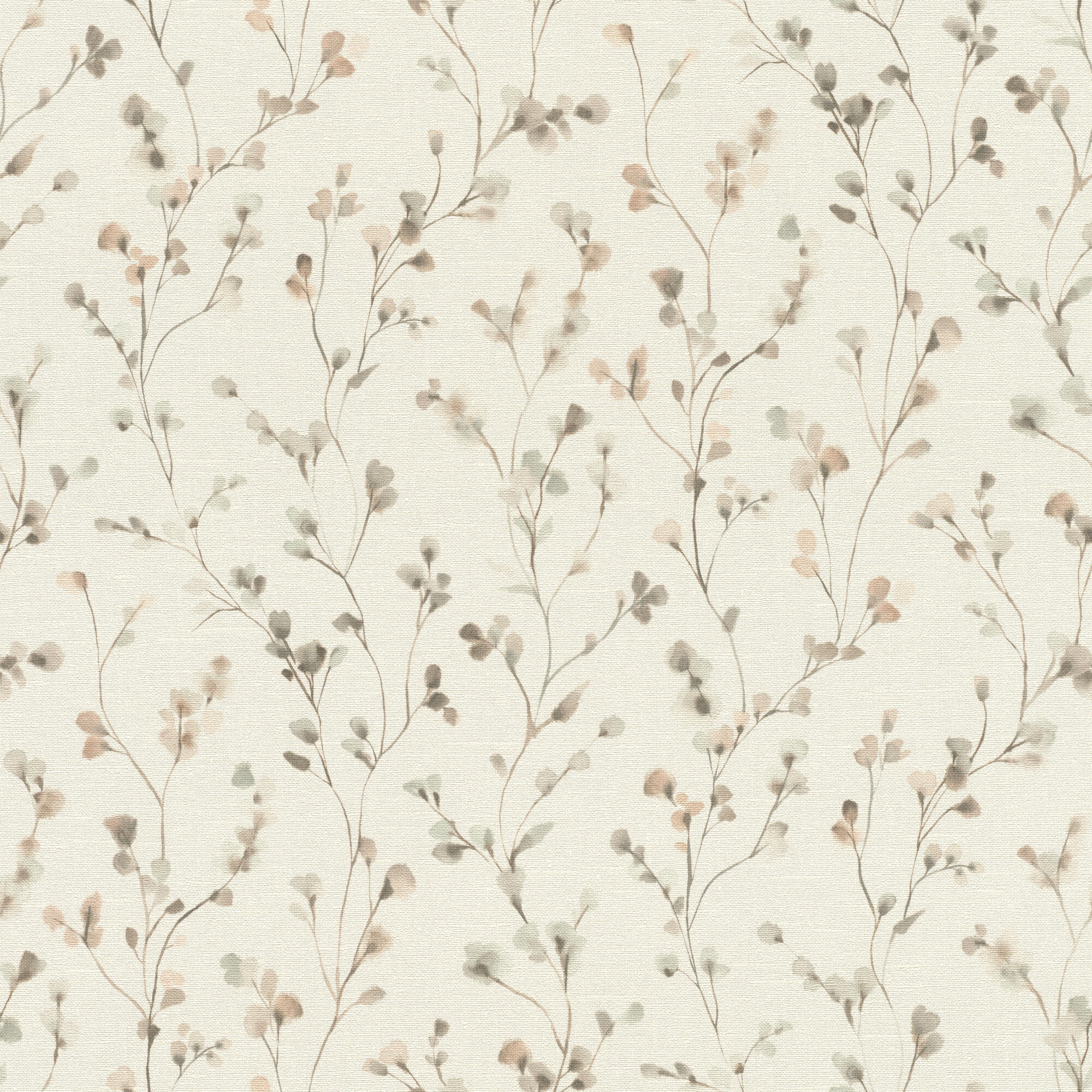 Papel pintado vinilo aplicación cola en pared Naturaleza Harmony 3 486131 beige  RASCH 53cmx10.05m superlavable apto para cocinas o baños - 2
