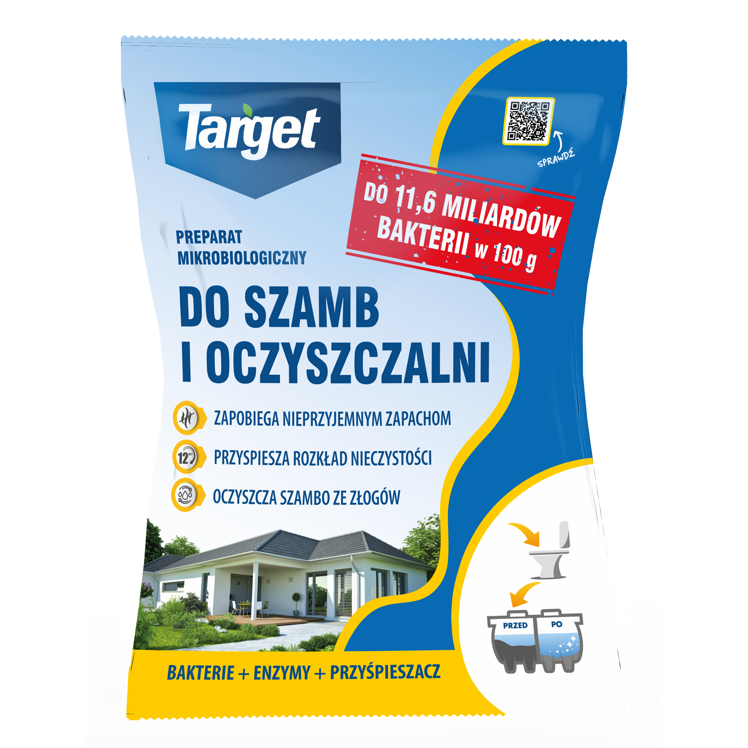Preparat mikrobiologiczny do szamb 120g Target