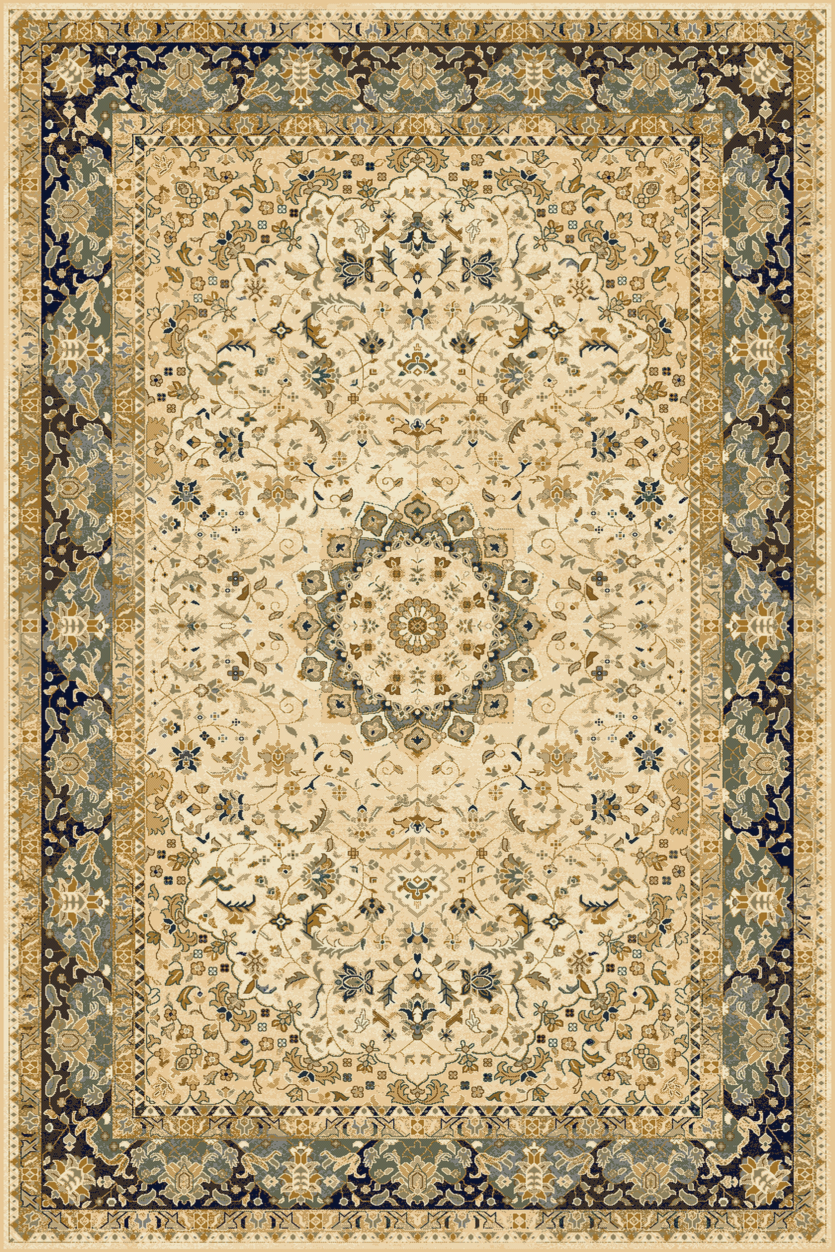 Dywan wełniany Omega Adagio Koniak 170 x 235 cm