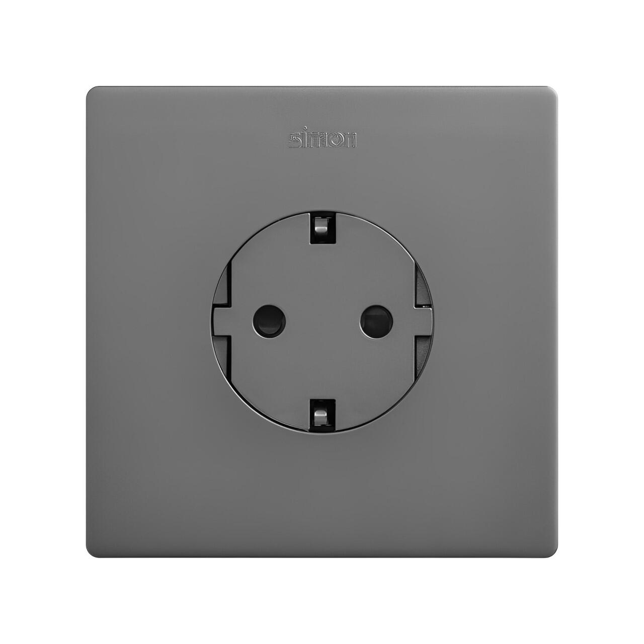 Enchufe clean completo Simon 270 titanio | Leroy Merlin