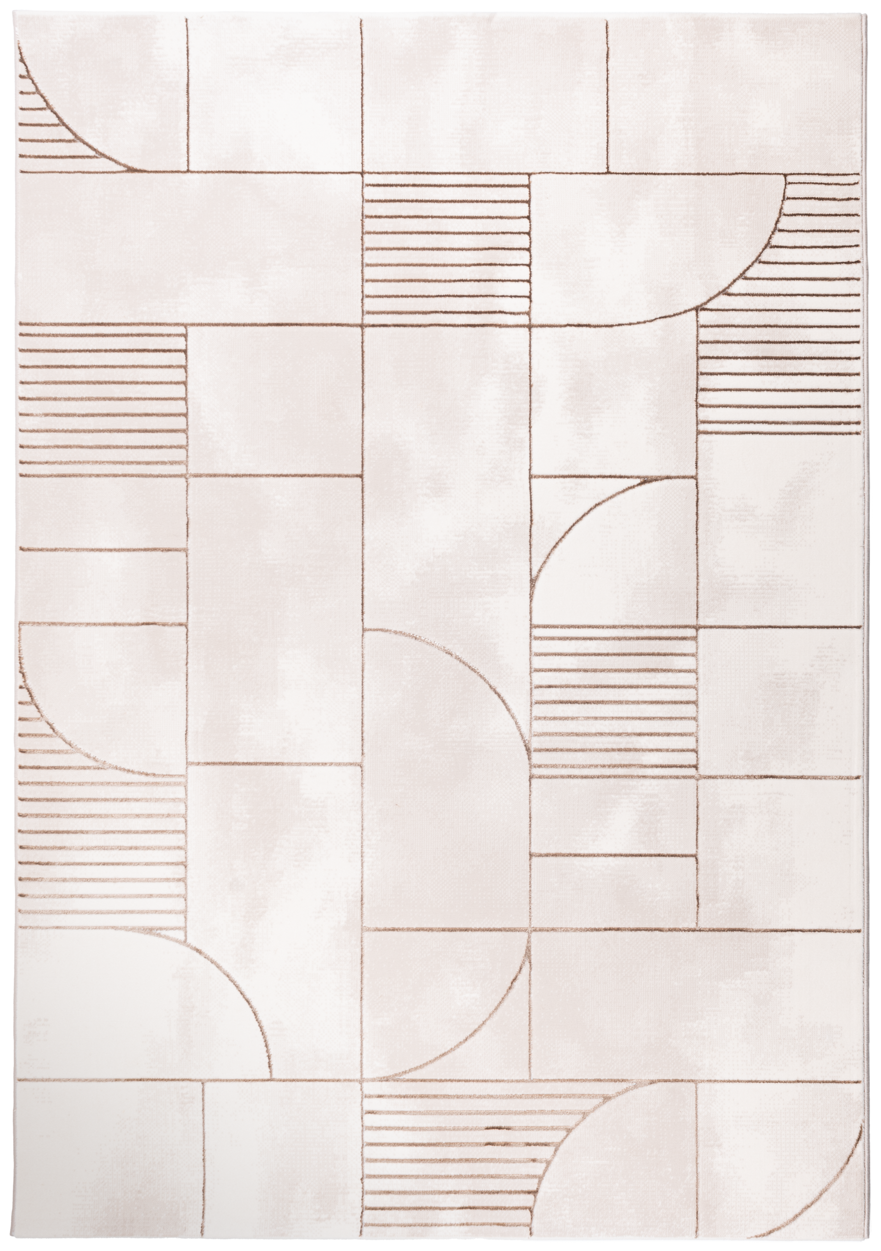 Dywan Century Modern szaro-beżowy 120 x 170 cm