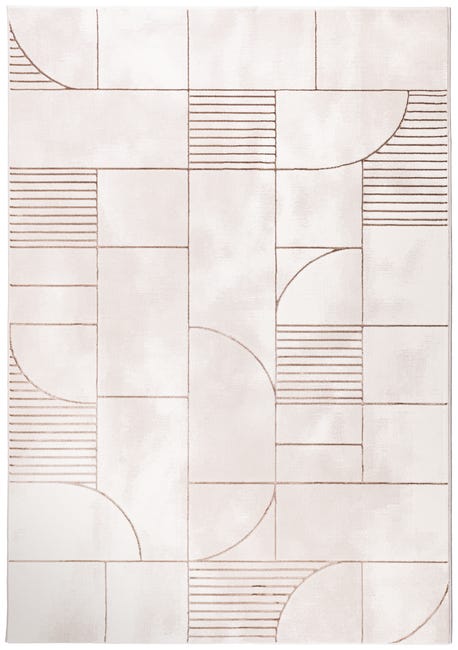 Dywan century modern szaro bezowy 80 x 150 cm 91752595
