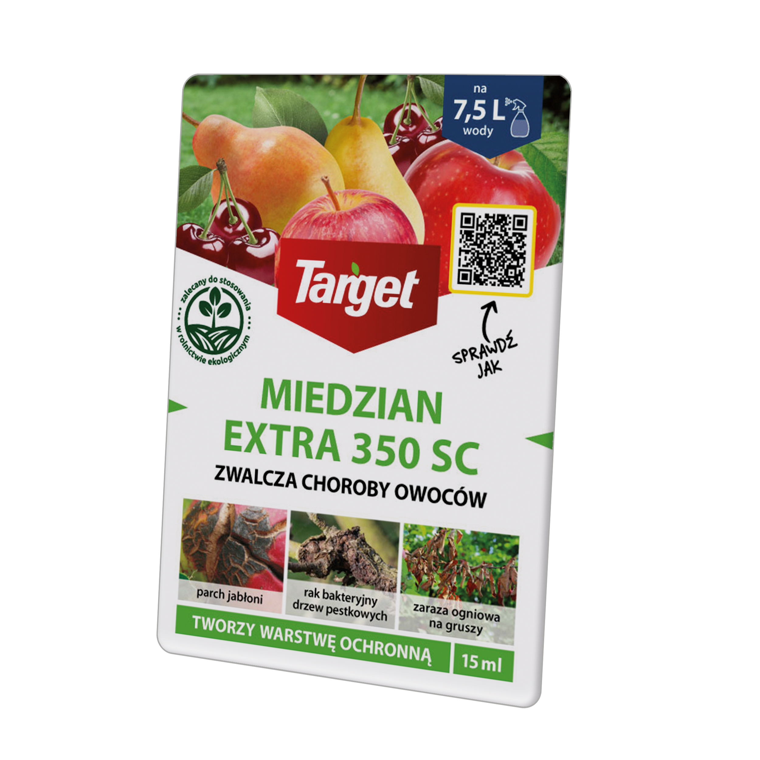 Środek grzybobójczy Miedzian Extra 350SC 15ml Target Natural