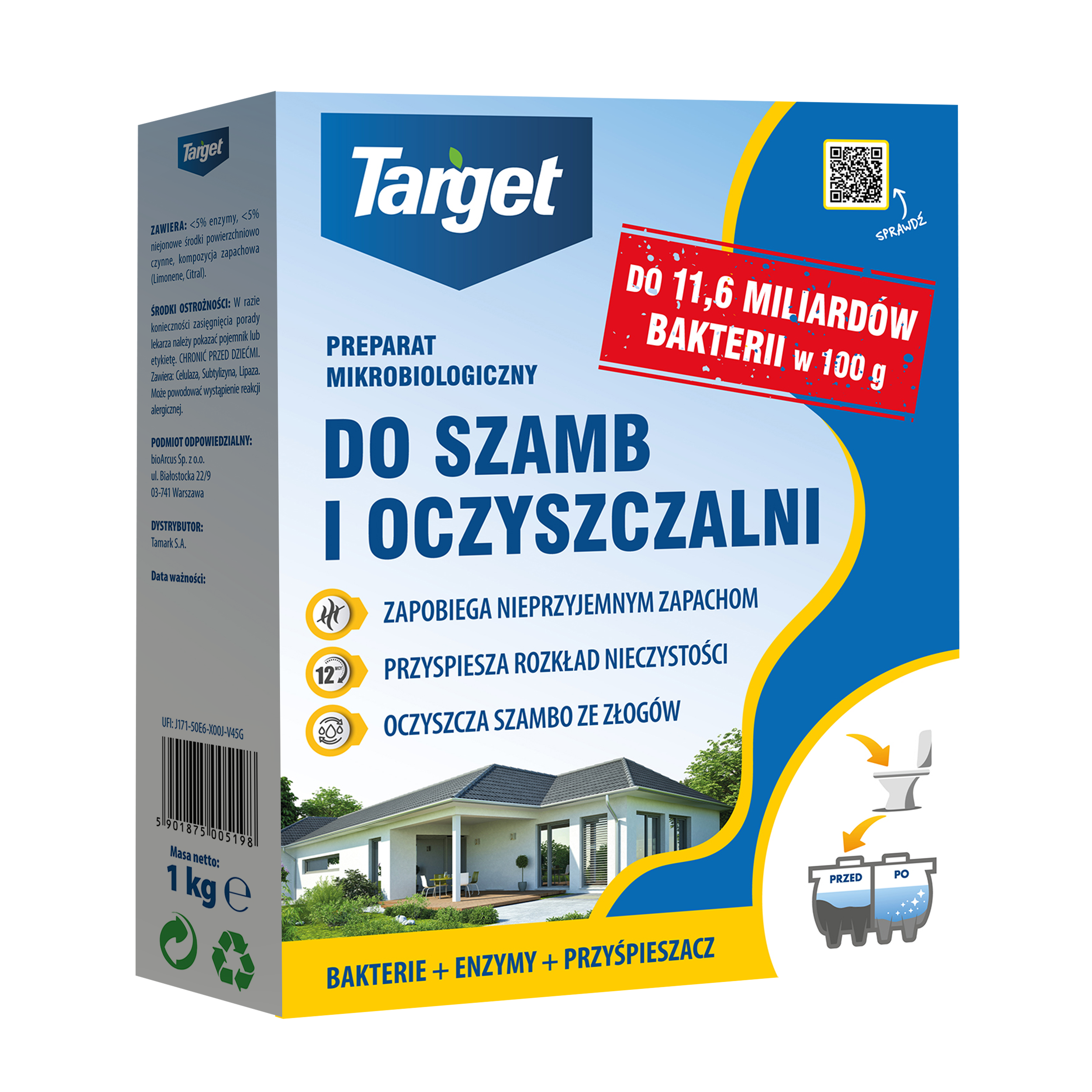 Proszek do szamb 1kg Target