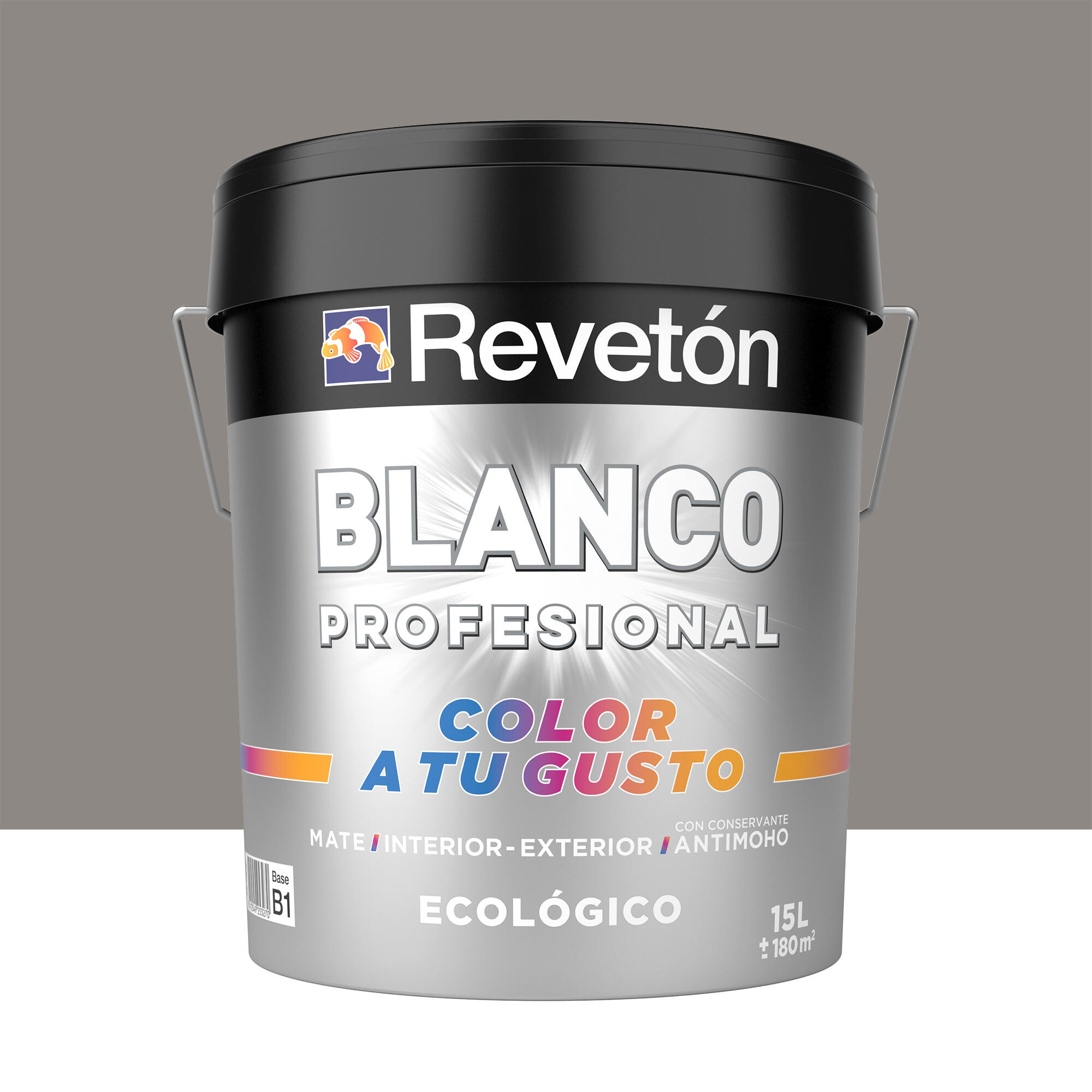 Pintura interior revetón color a tu gusto neutro arena muy intenso mate 15l