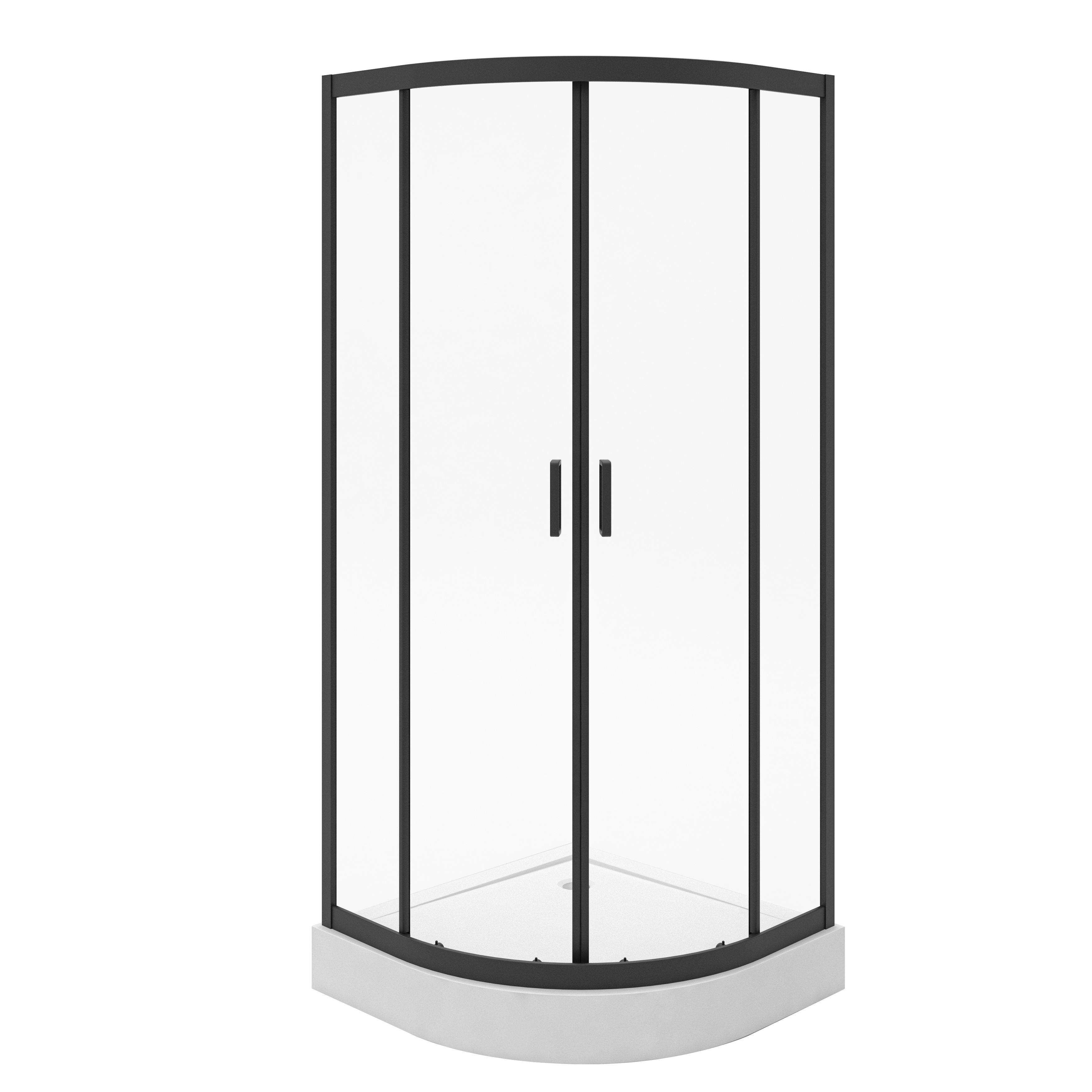 Kabina prysznicowa z brodzikiem 90 x 90 x 198 cm Polmetal