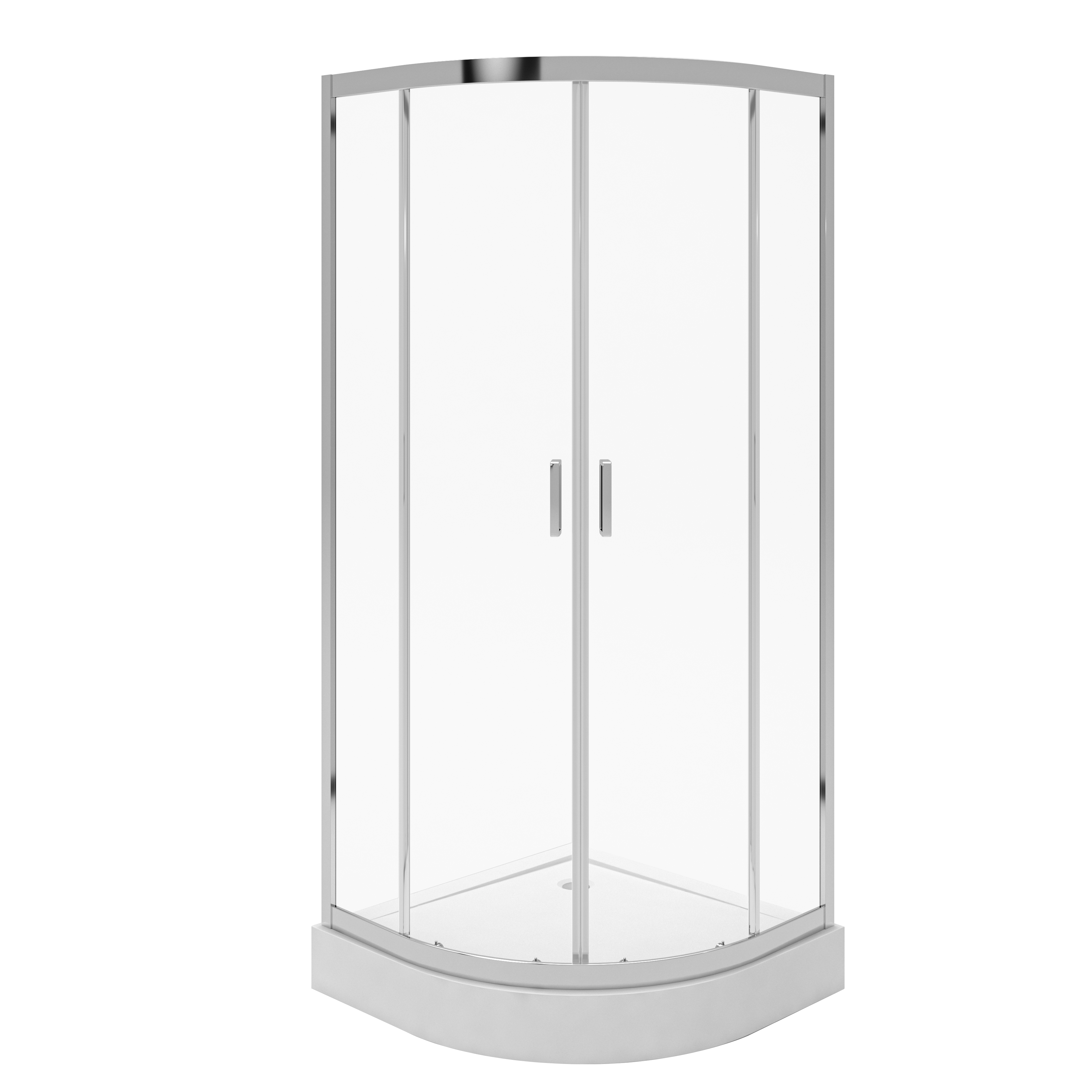 Kabina prysznicowa z brodzikiem 80 x 80 x 198 cm Polmetal