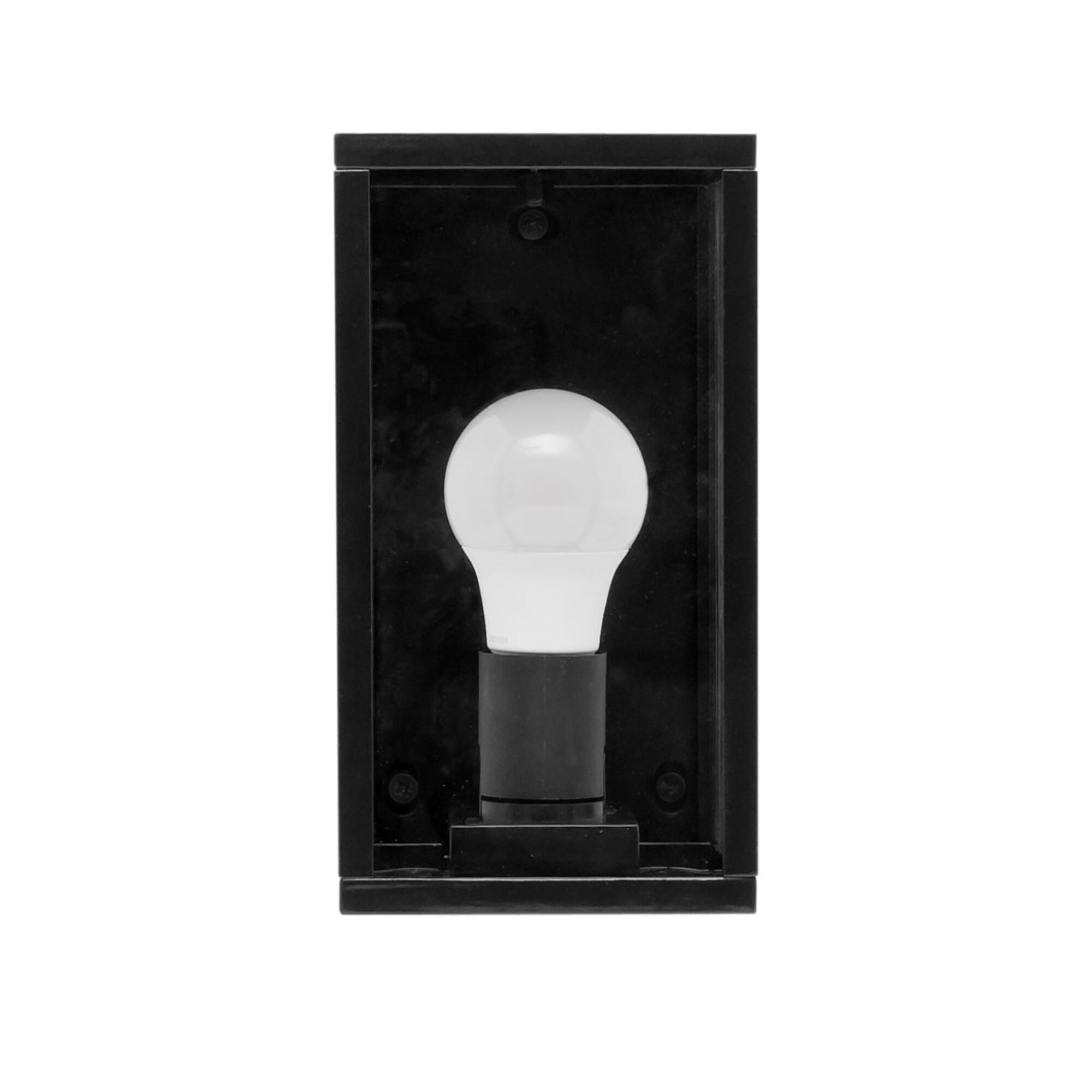 APLIQUE PRISTOL NEGRO IP44 E27 15W  - 2