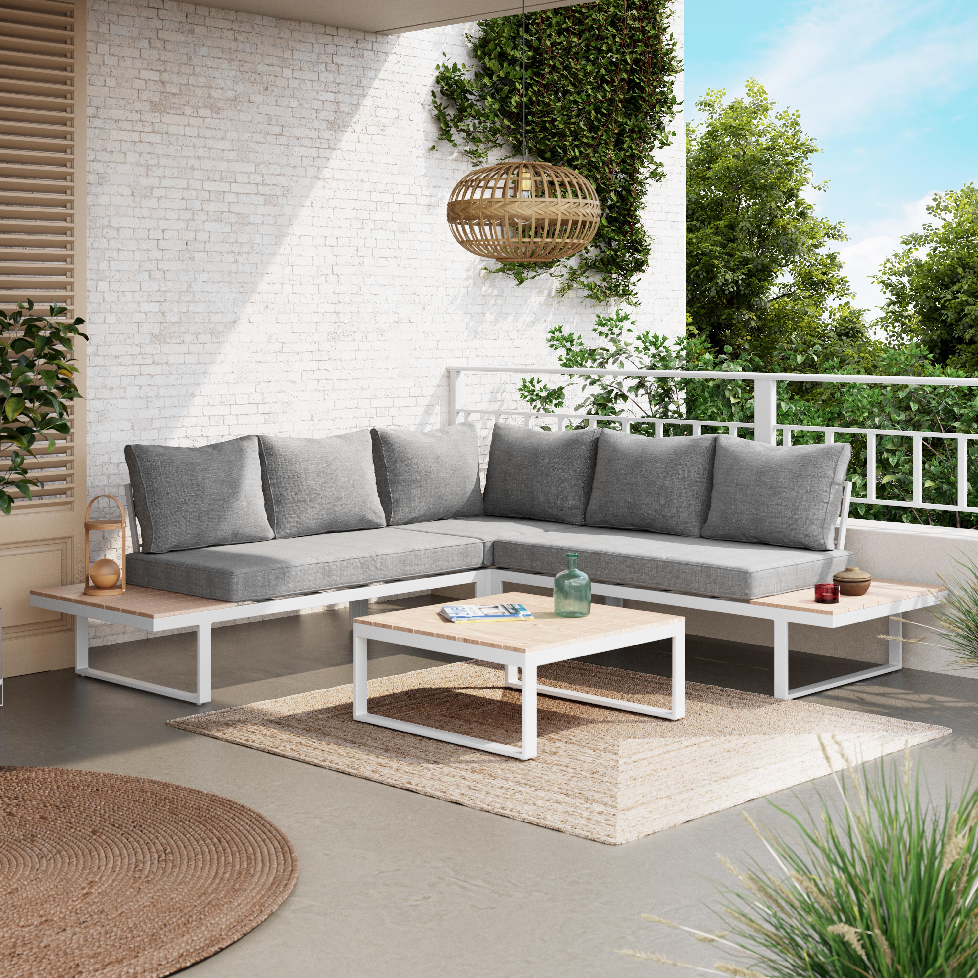 Lámpara de techo colgante de madera marrón 1 luz E27 Amsfield Ø38 - 3