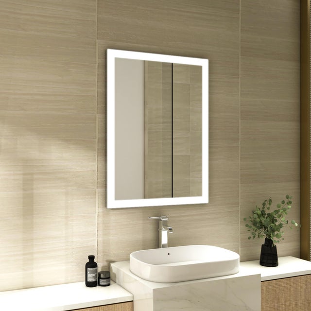 Espejo de baño con luz LED funcional,  Dimas,  80cm