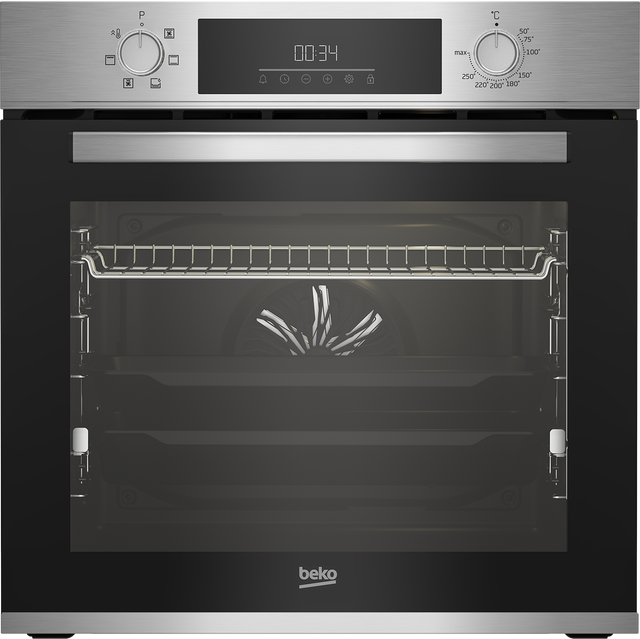 Horno multifunción BEKO BBIE123001XD 72L 6 modos de cocción vapor agua inox negro Clase A