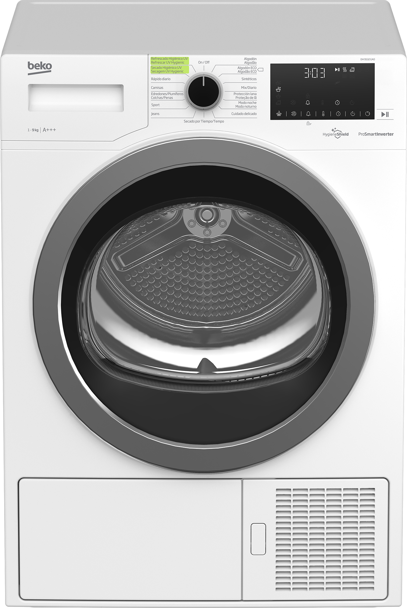 Washing Machine Beko Dhs 7413 Secadora Beko Dhs 7413 Pao