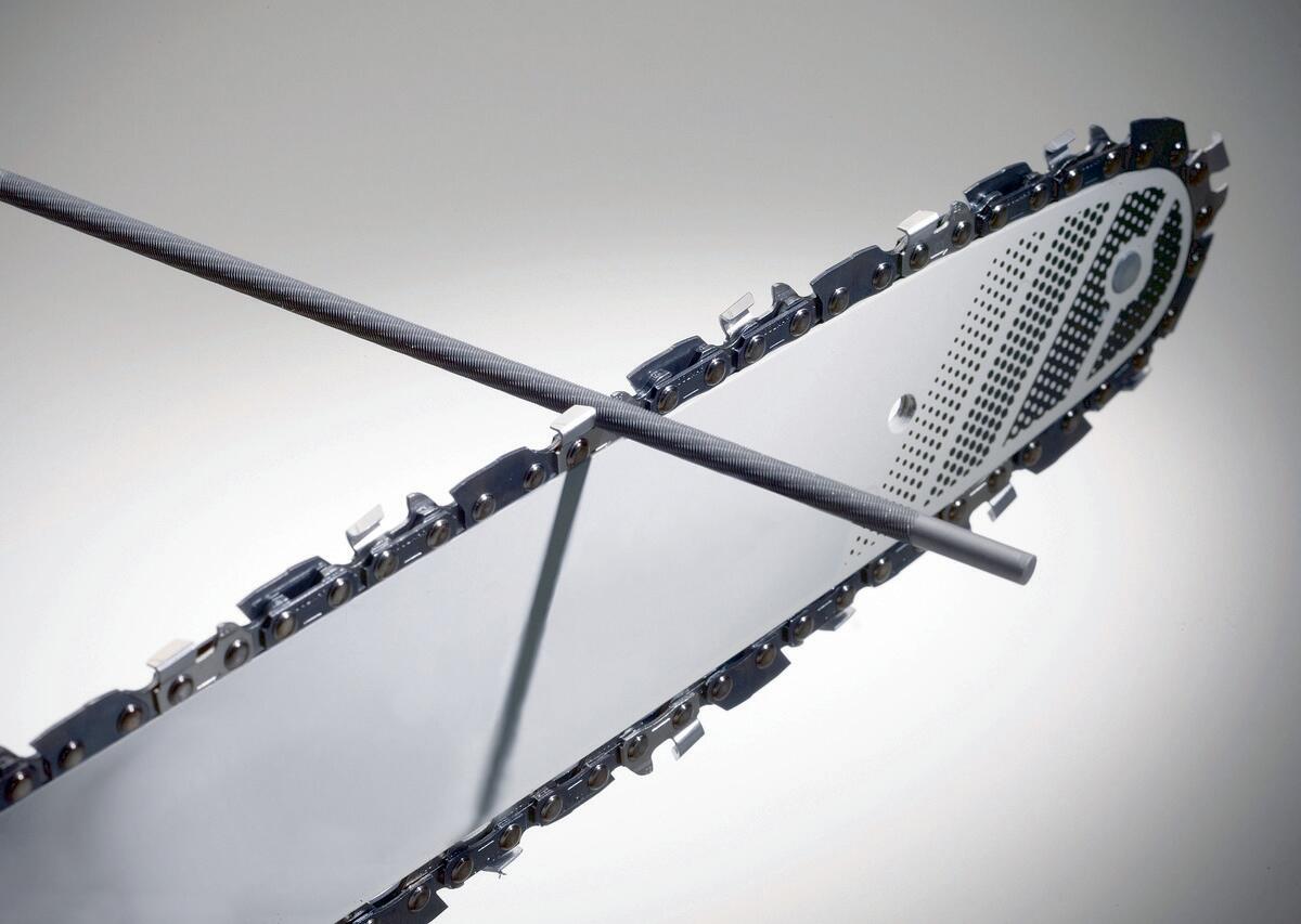 Lime pour chaîne ronde moyenne D. 4.8 mm BAHCO, L. 200 mm - 4