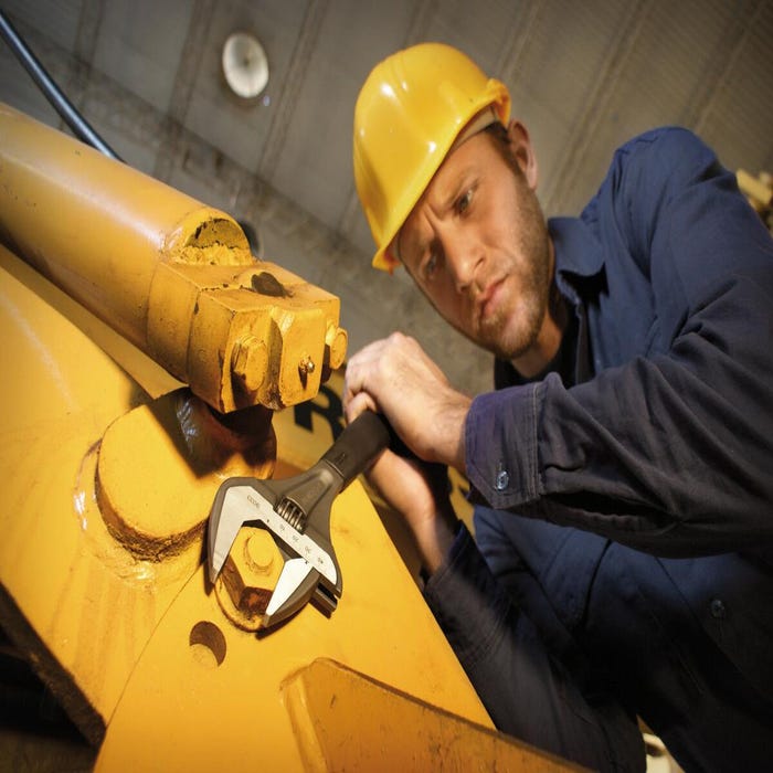 Clé molette Bahco serrage serrer manche ergonomique