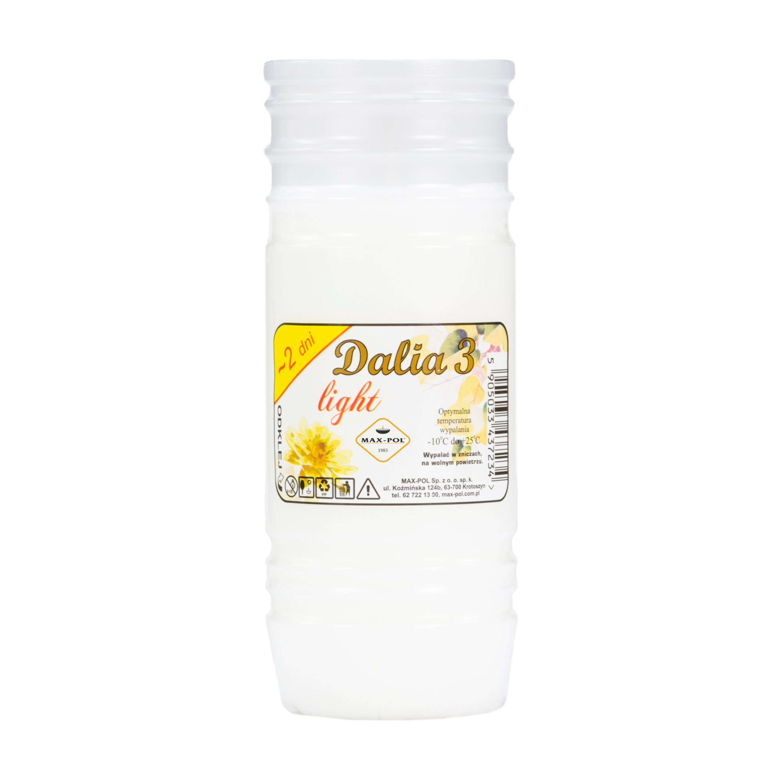 Wkład do zniczy 110g 48h parafinowy