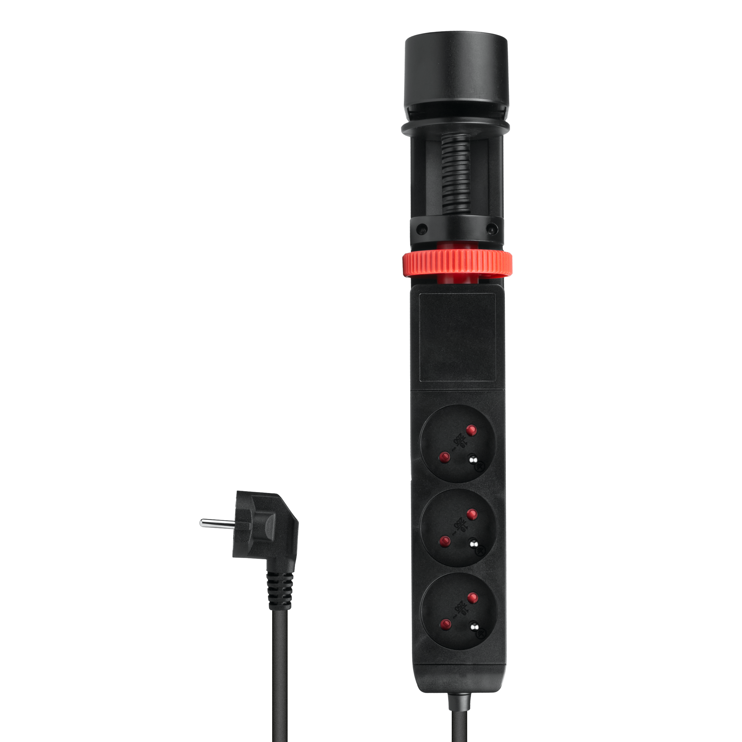 Listwa rozgałęziająca blatowa 3x2P+Z, 3xUSB DPM