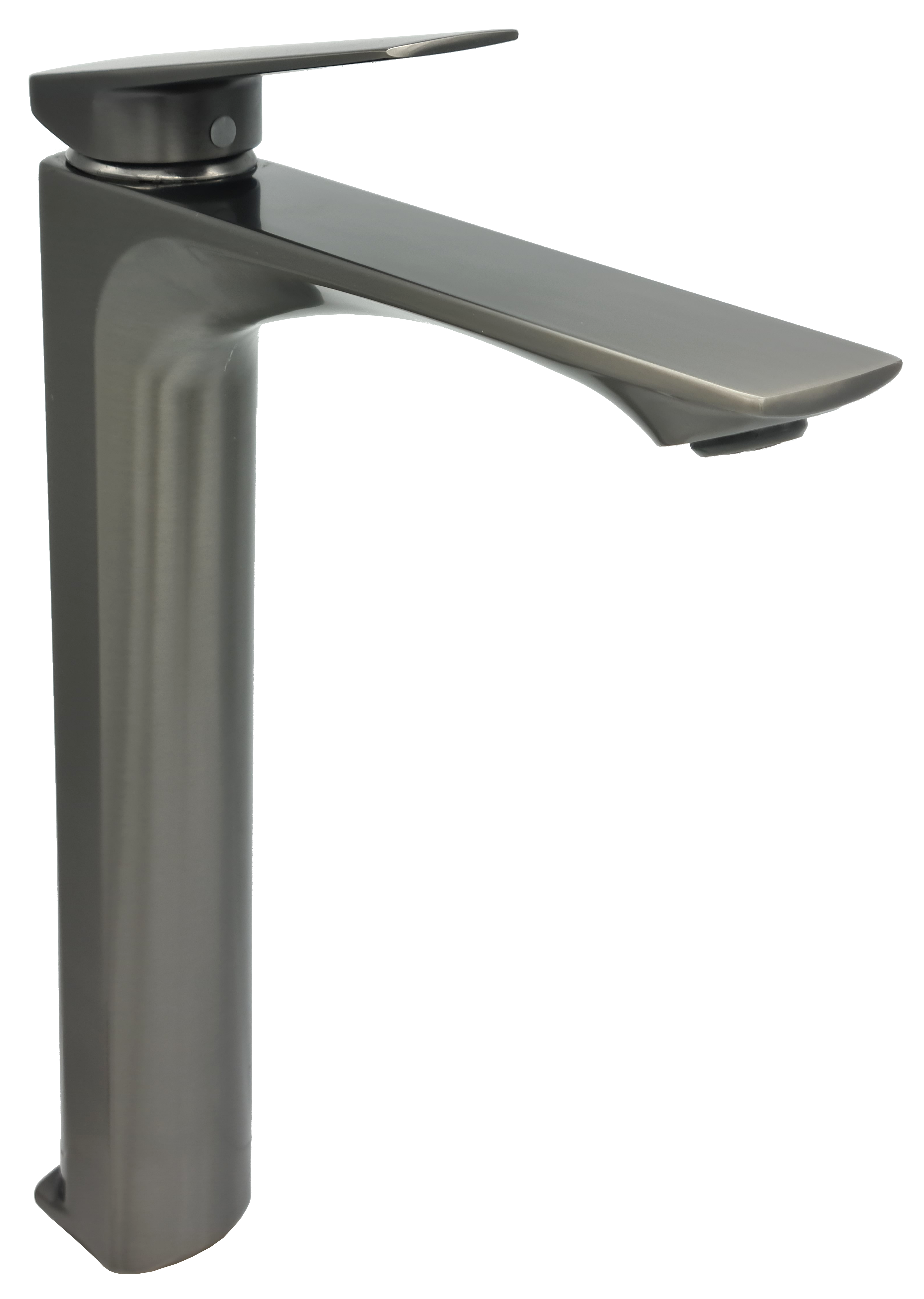 Bateria umywalkowa czarny chrom 30 cm Omega Grey Liveno