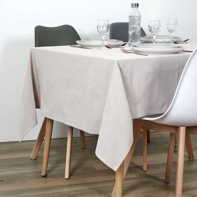 Mantel 140x250 cm de color beige
