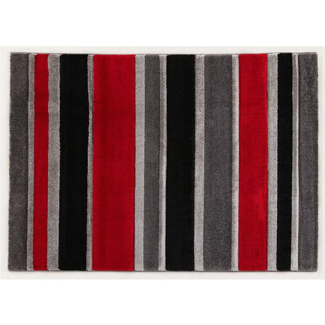 Tappeto Design in polipropilene, L 170 x L 120 cm, crema