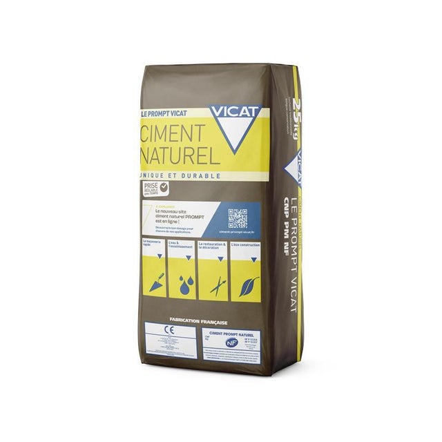 Ciment gris prise rapide 25 kg