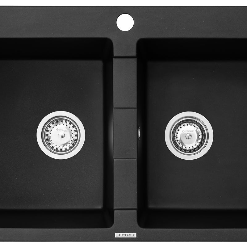 Zlewozmywak granitowy Senar 2 Pyramis