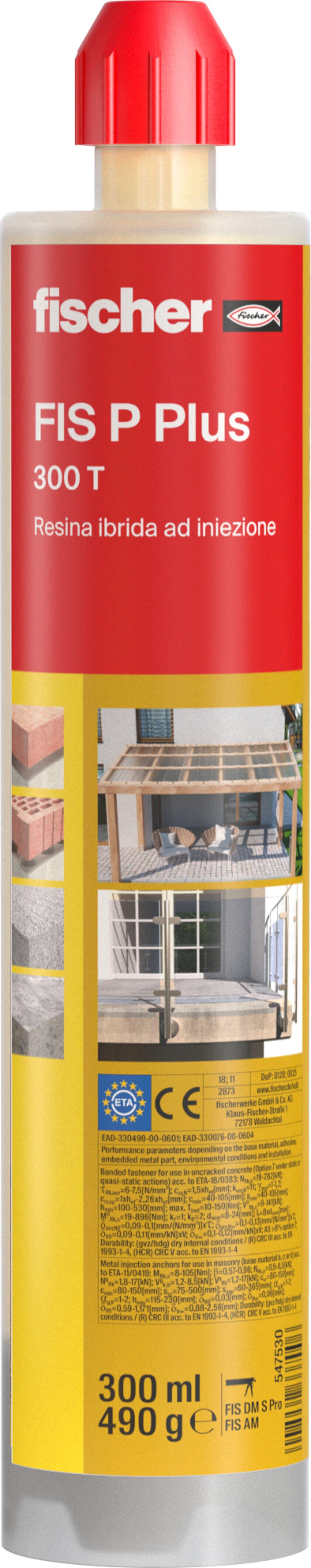 Cartucho de anclaje químico poliéster 300ml + 1 mezclador - 6