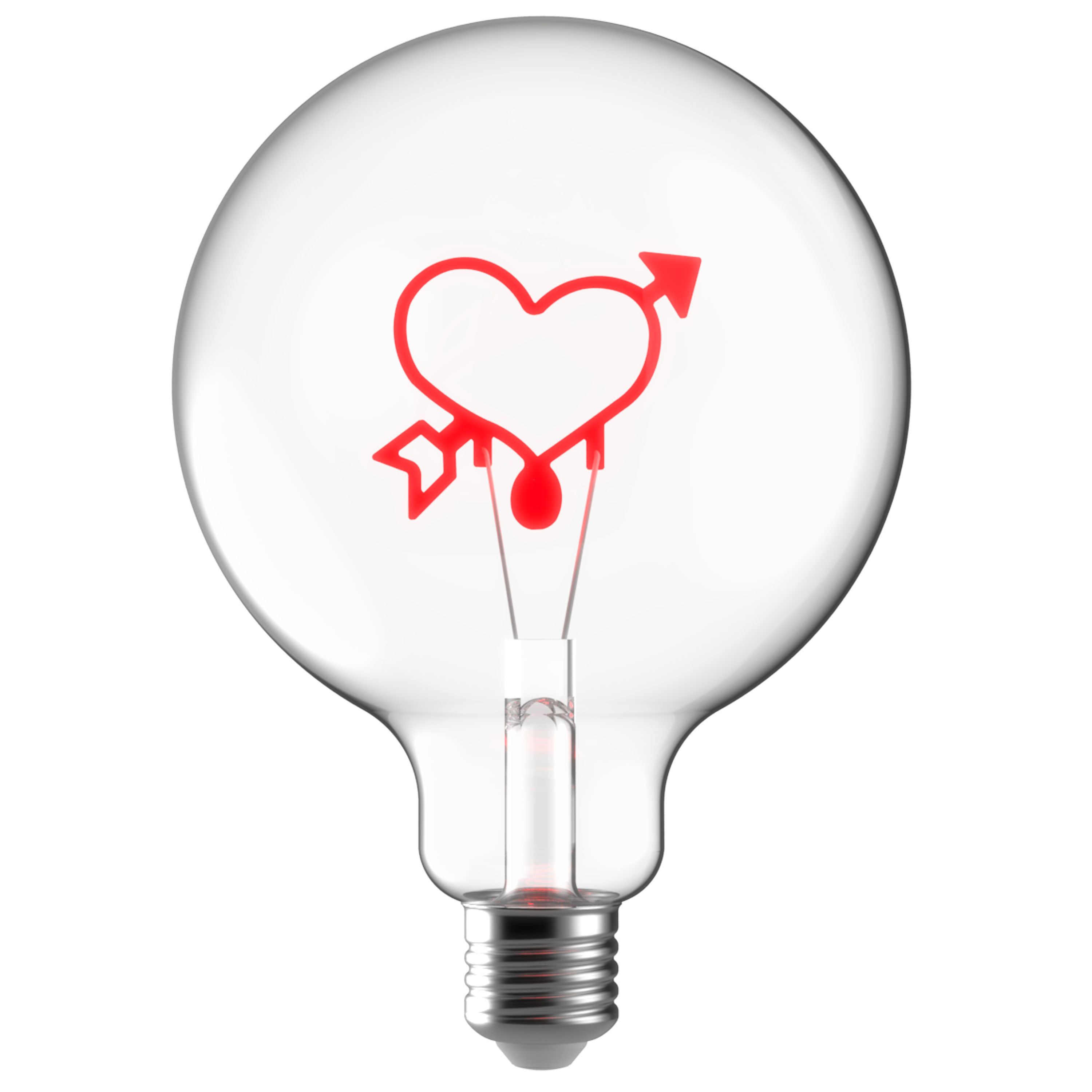 Lâmpada led filamentos Cupid E27 136LM 1800K Lexman - 2