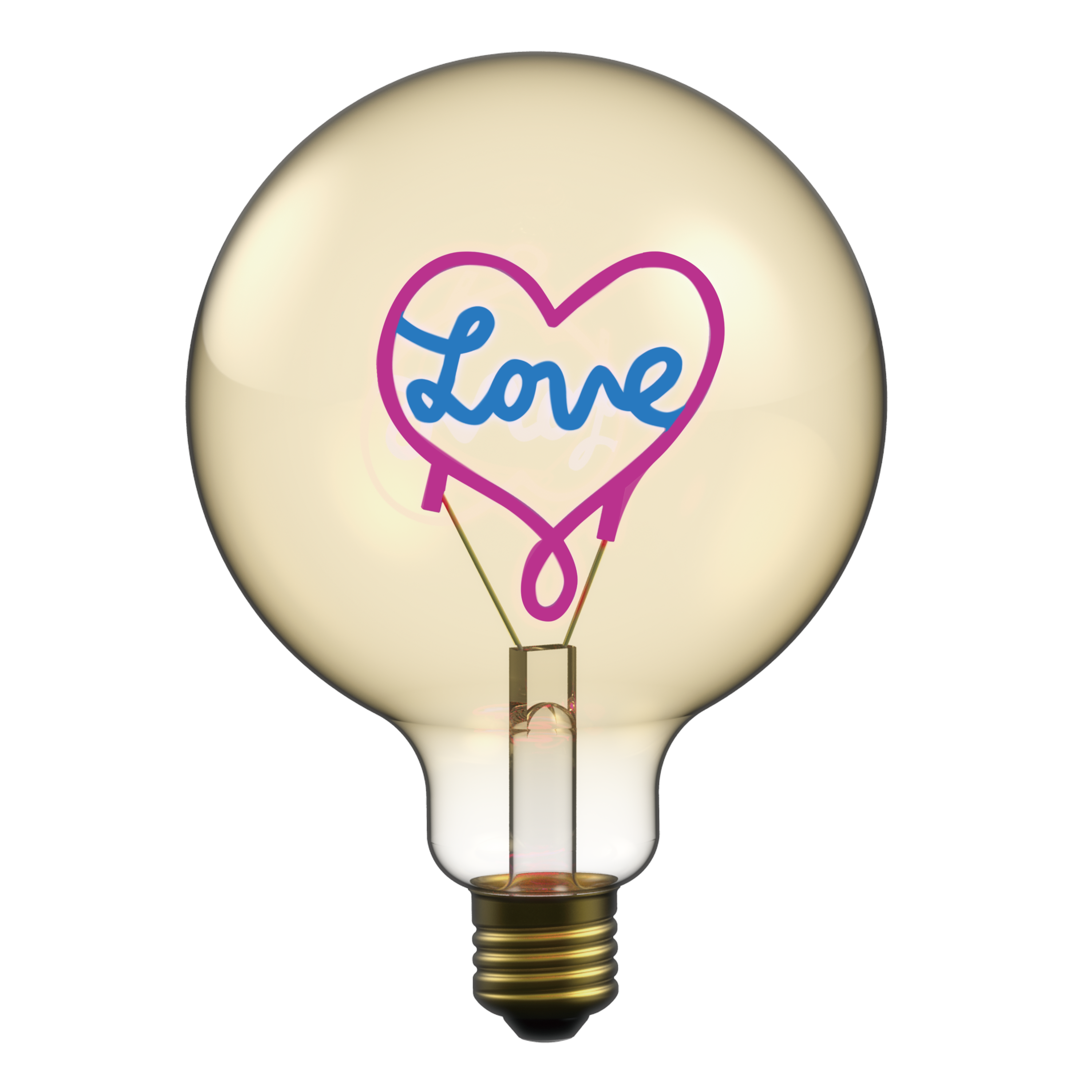 Lâmpada led filamentos Love E27 136LM 1800K Lexman - 3