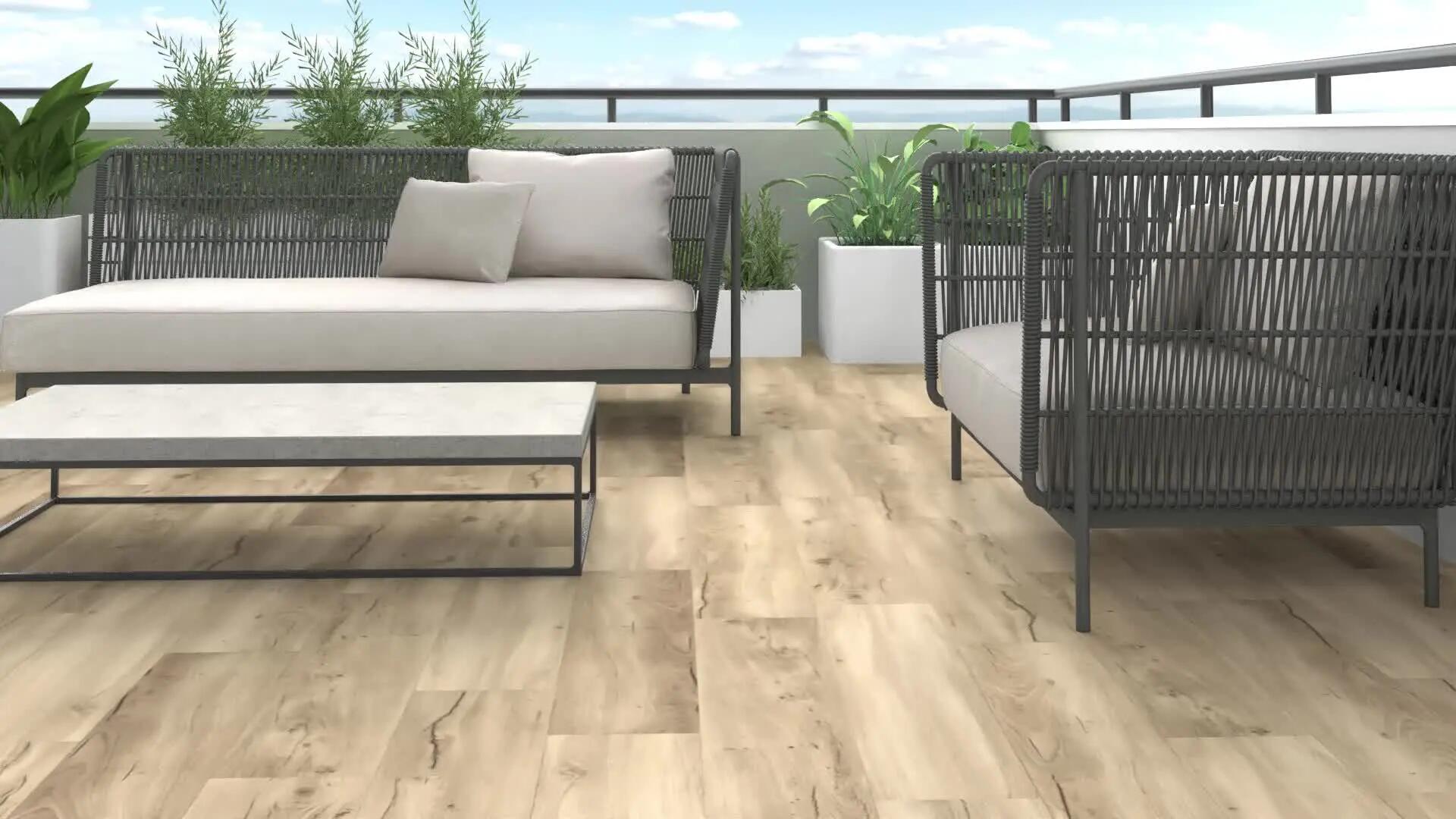 Suelo vinílico SPC clic Zaragoza Extrem efecto madera natural NAT340 ARTENS - 12