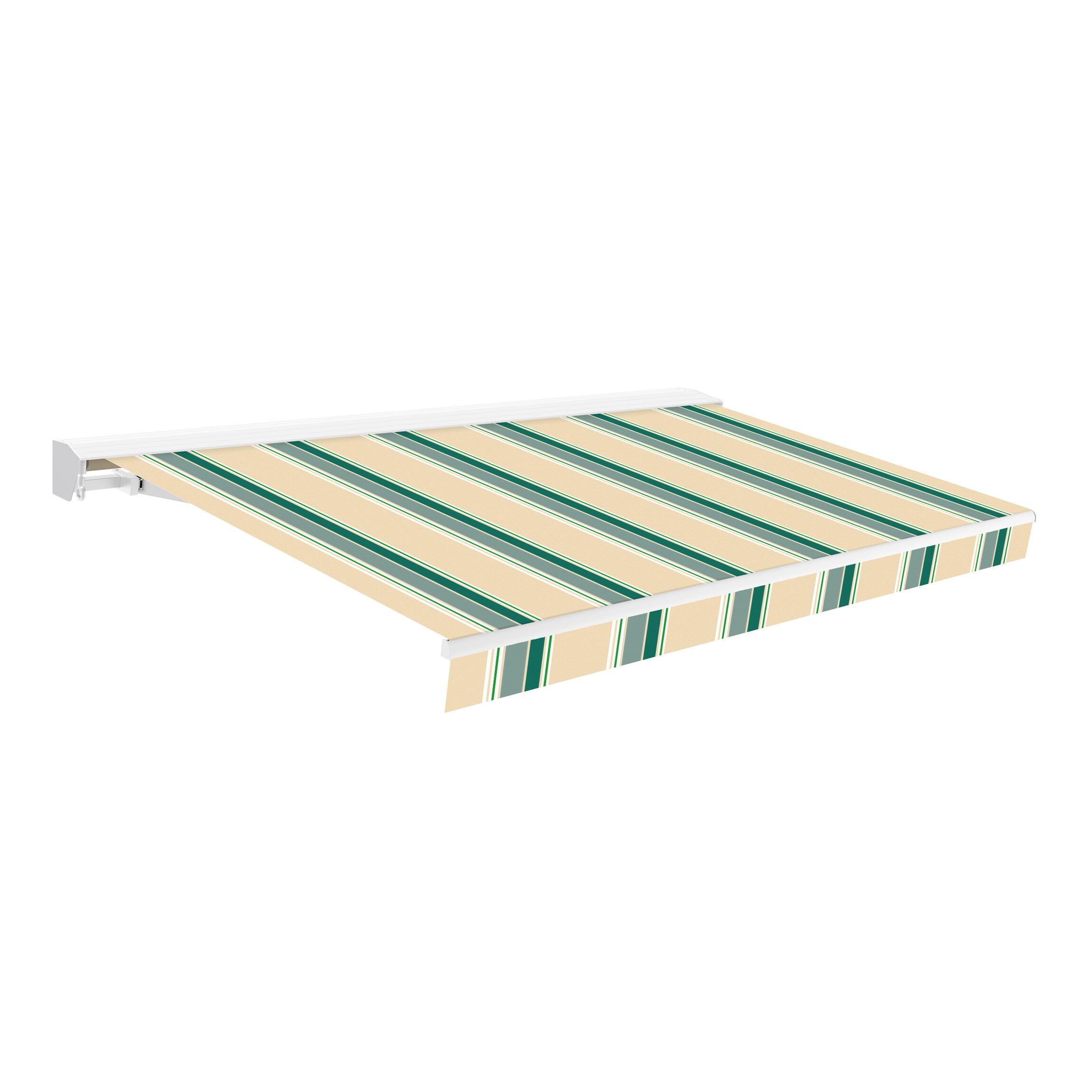 Toldo semicofre smartsun 3,95x2,5 metros beige/verde