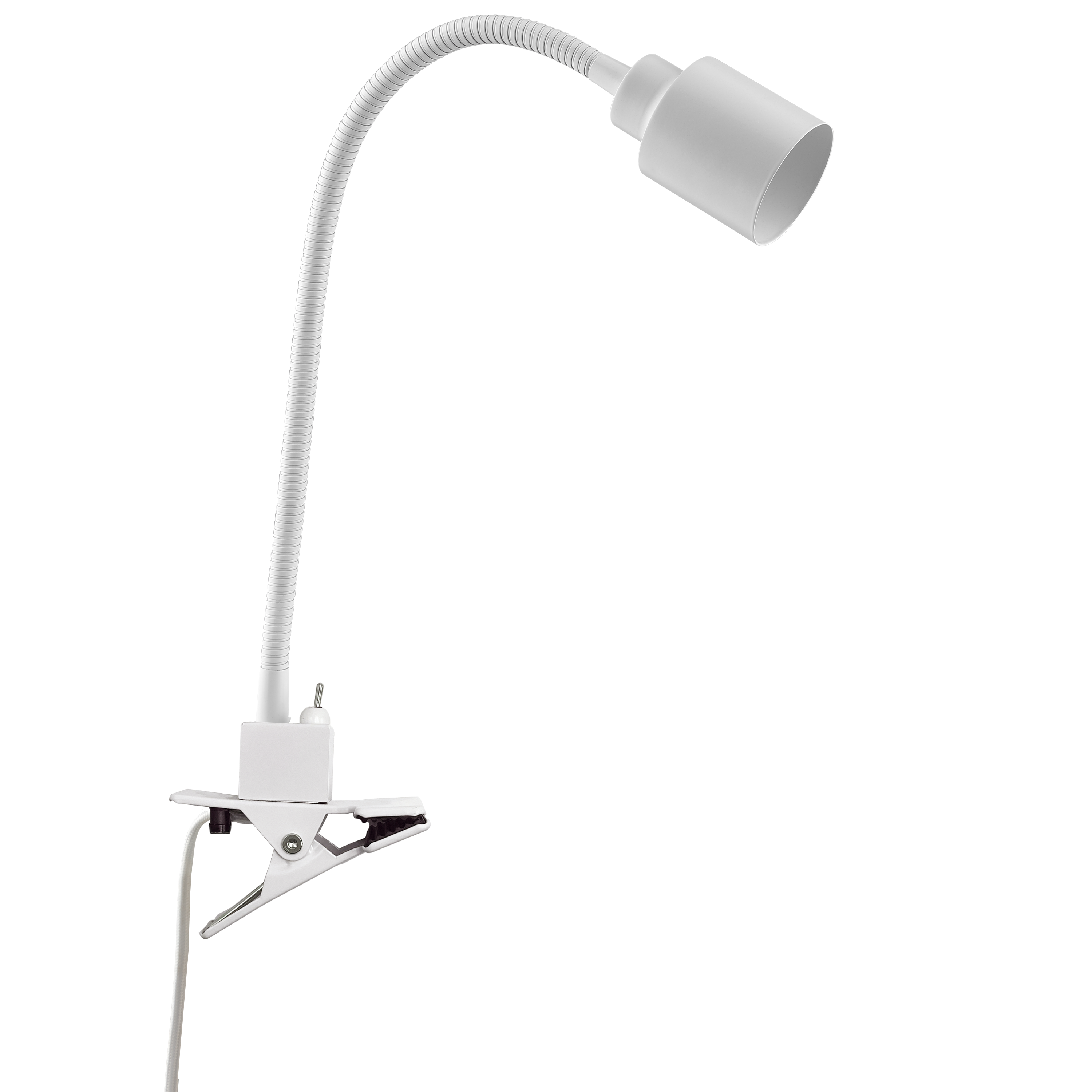 Lampe de bureau à pince Tekla, pvc, blanc, H.42 cm INSPIRE, GU10 - 5