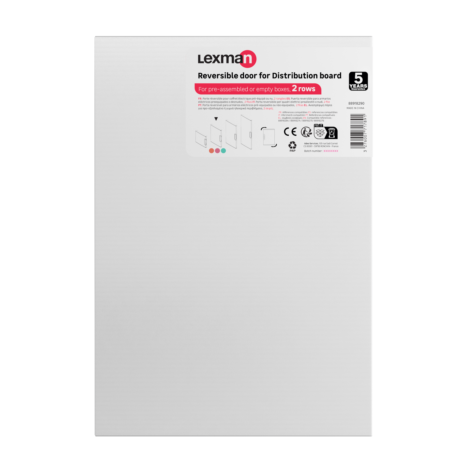 Porte tableau électrique 2 rangées LEXMAN - 4
