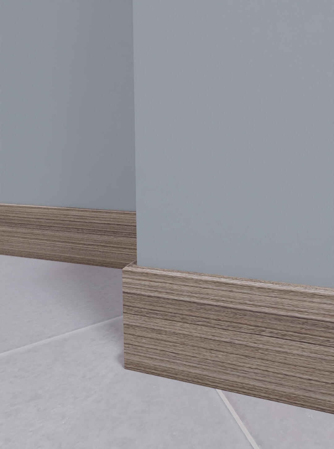 Battiscopa Classic in mdf palissandro Sp 10 mm x H 8 x L 220 cm / 2.2 m ...