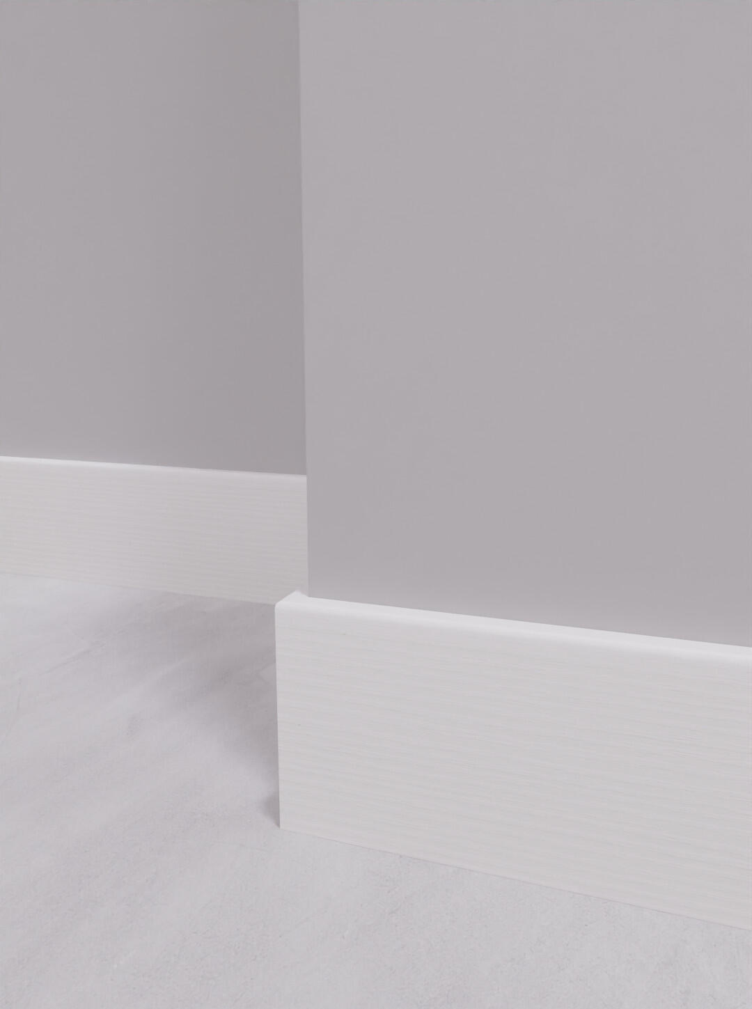 Battiscopa Classic Matrix in mdf bianco Sp 10 mm x H 8 x L 220 cm / 2.2 ...