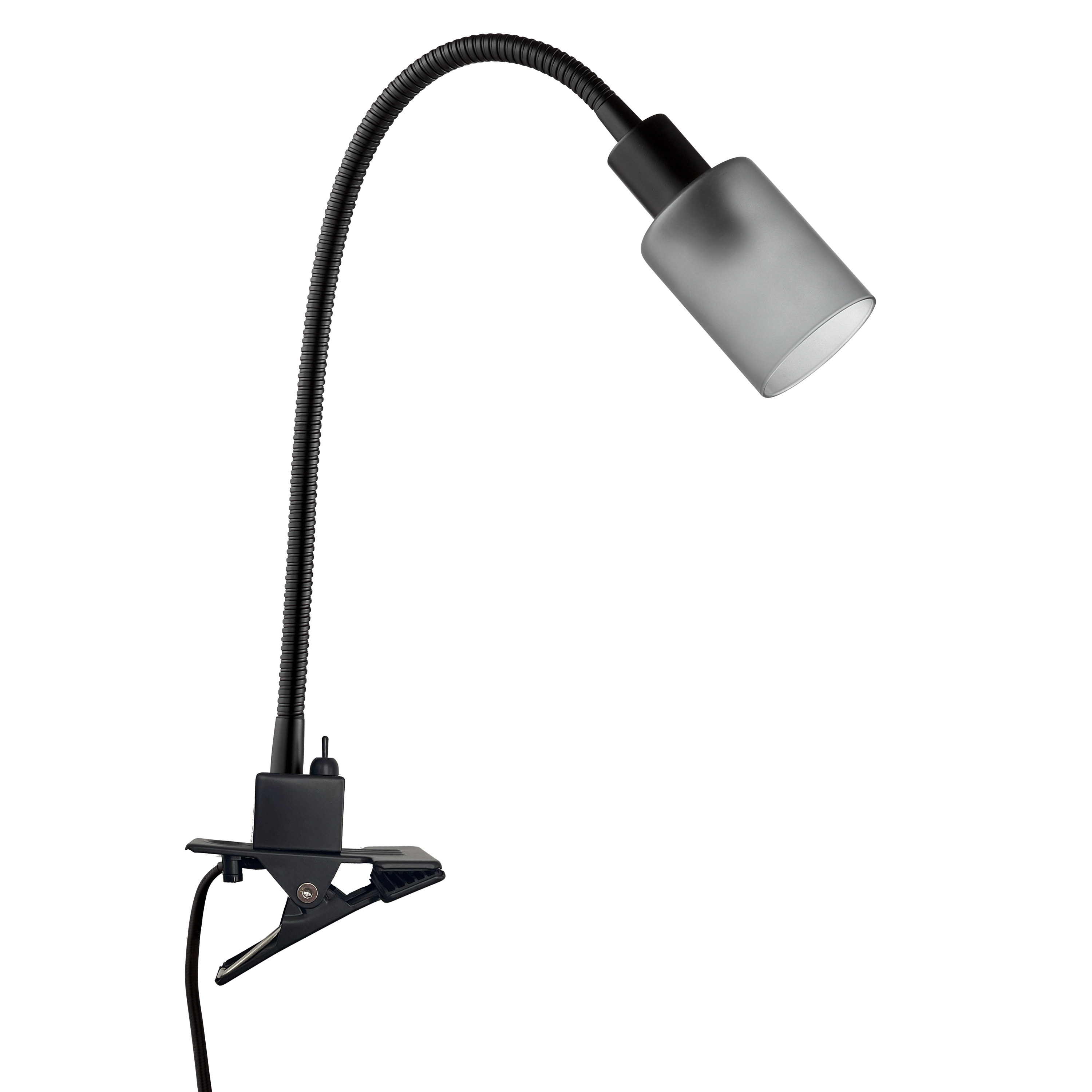 Lampka biurkowa Klips Tekla czarna E14 Inspire - 2