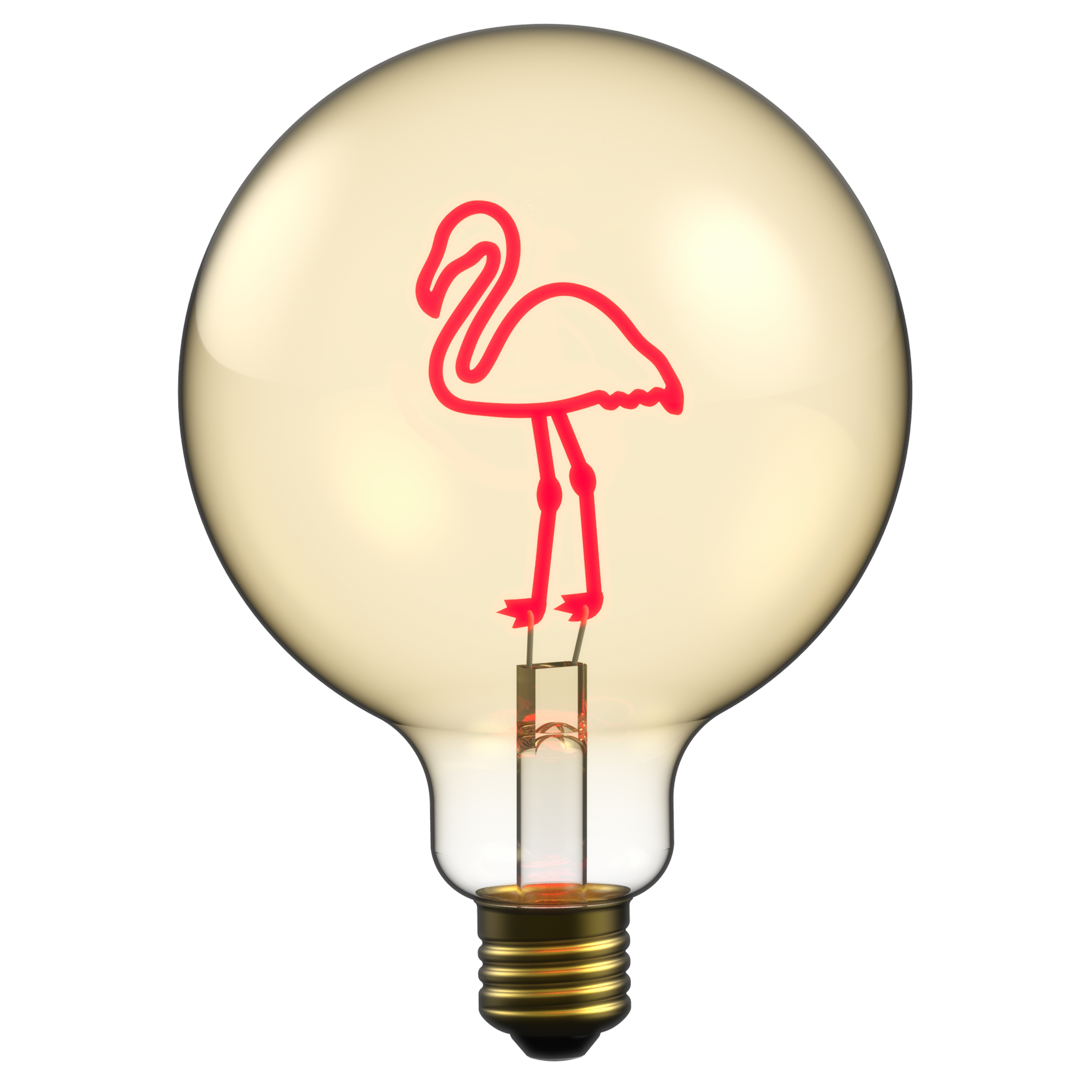 Lâmpada led filamentos Flamingo E27 136lm 1800k Lexman - 2