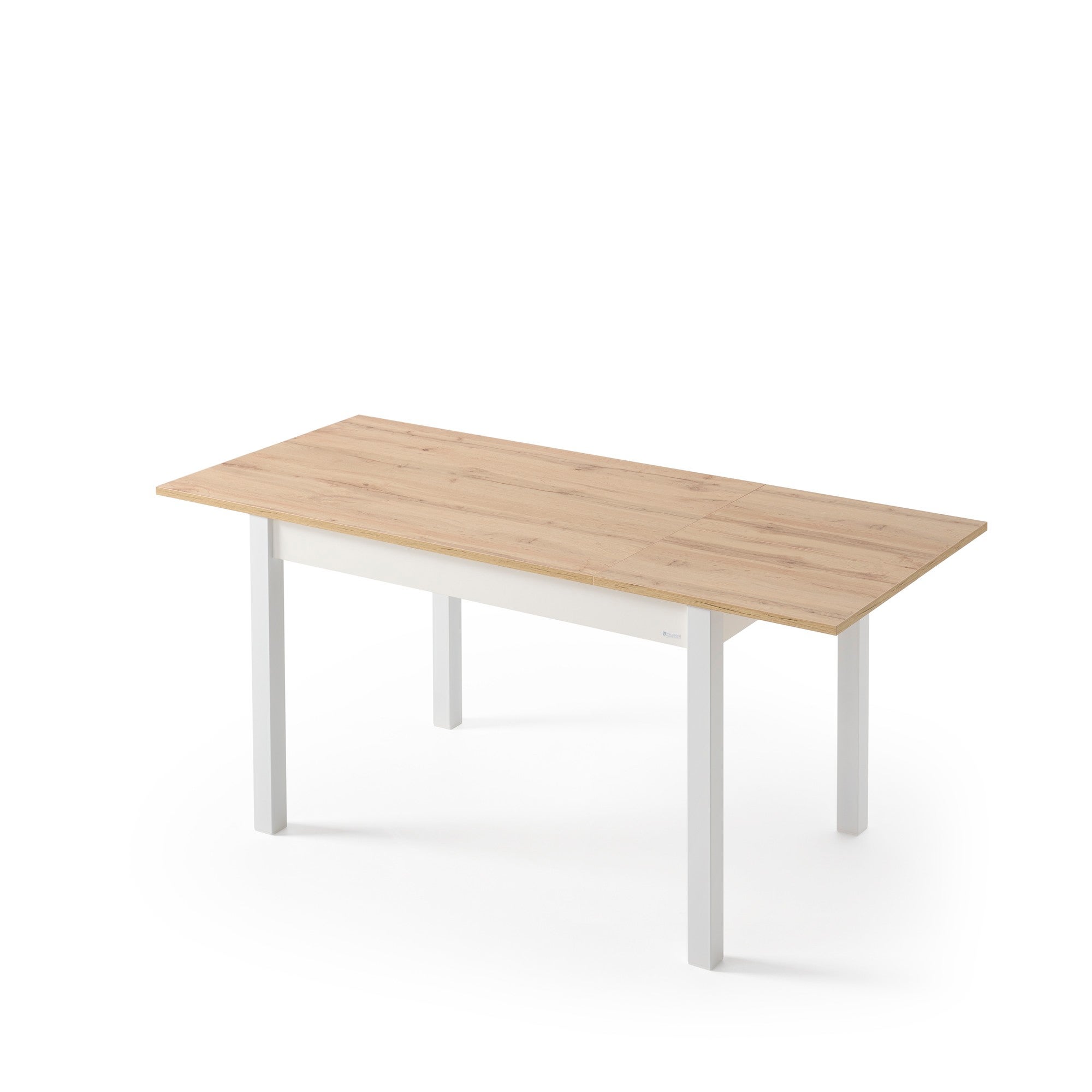 Mesa de cocina con ala abatible arona (110/160x70) cm marrón