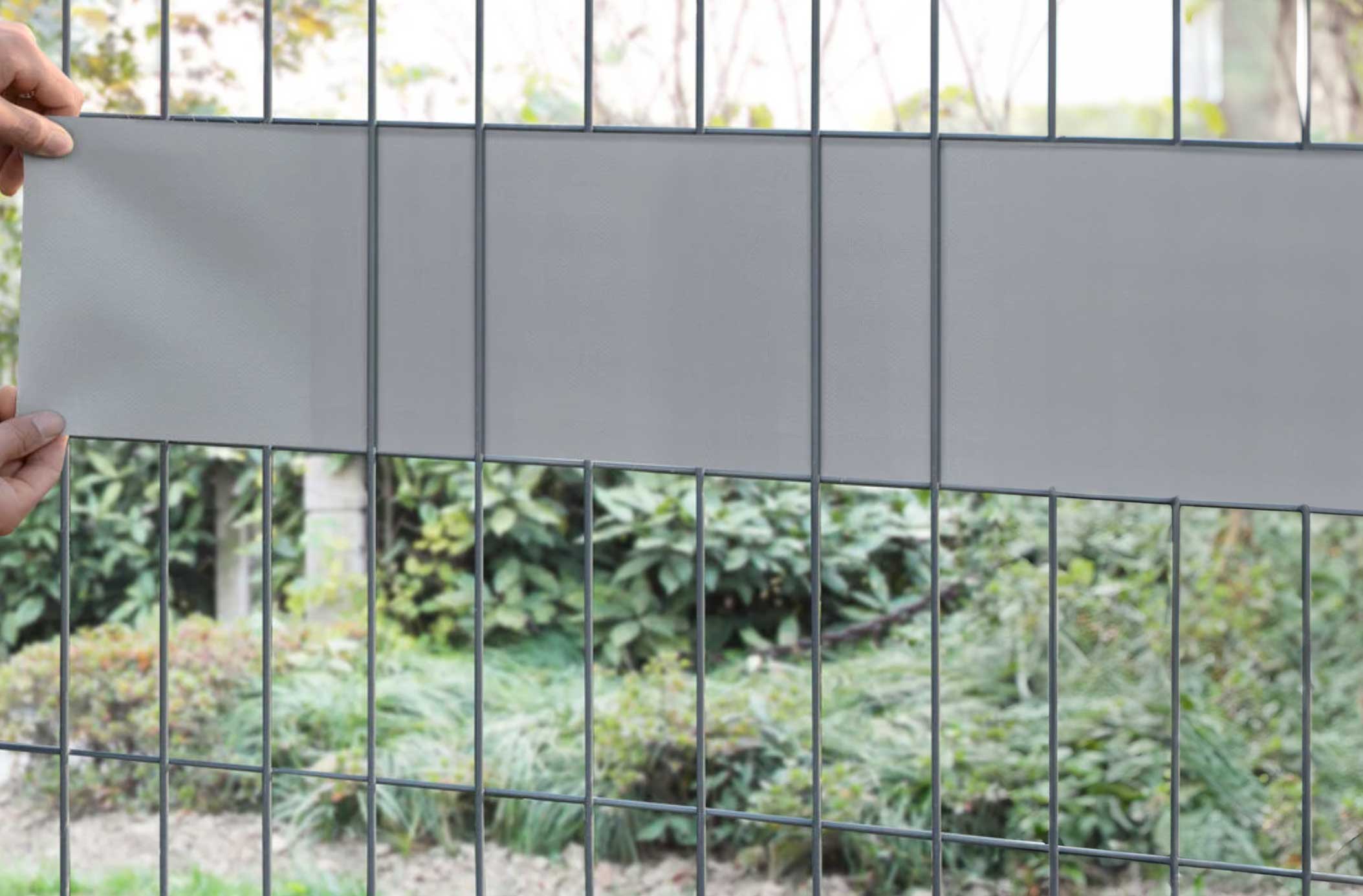 Rotolo frangivista in PVC 4F GROUP L 35 x H 0.19 m grigio - 2
