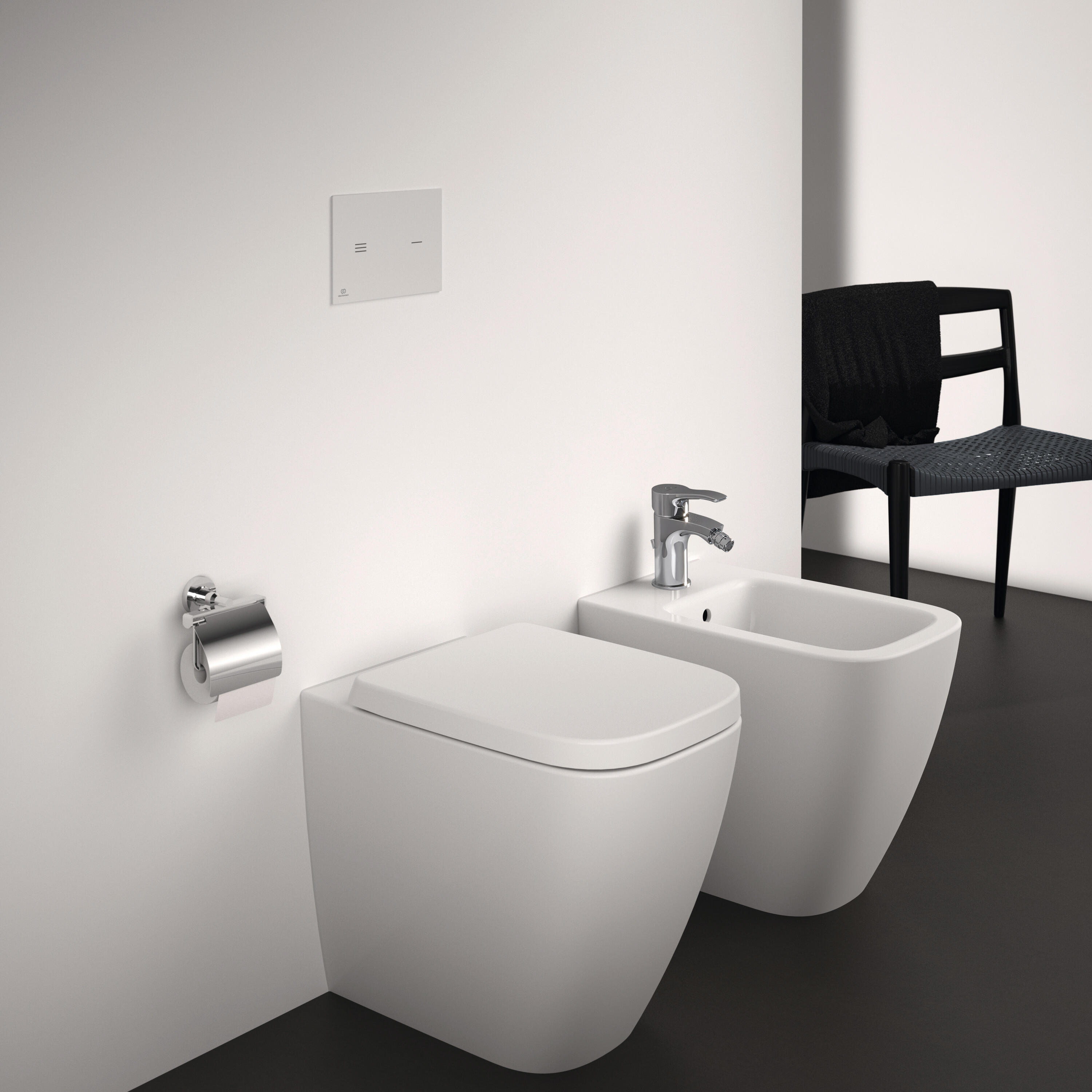 Rubinetto per bidet getto laminare cristallino Oglio IDEAL STANDARD cromo lucido - 3