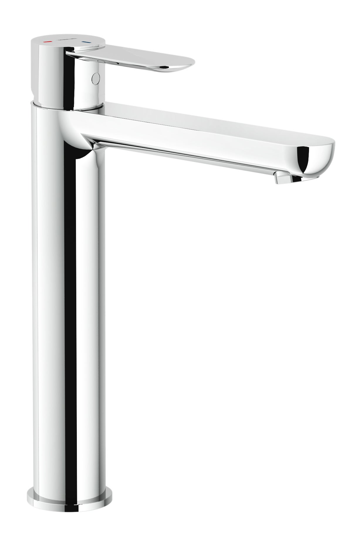 Rubinetto per lavabo collo alto ABC cromo lucido H 26.8 cm - 3